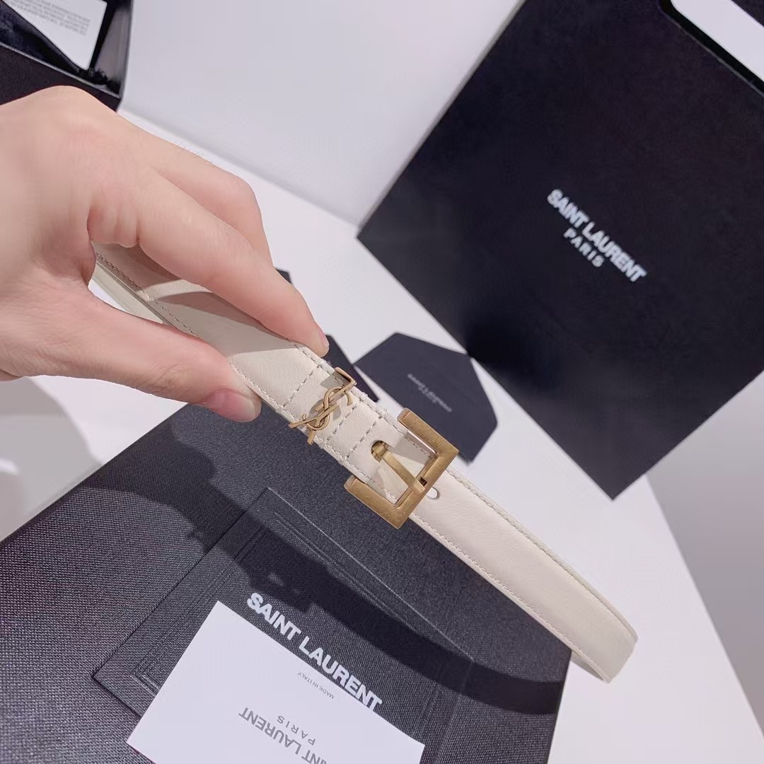 Saint Laurent Leather Belt     - 