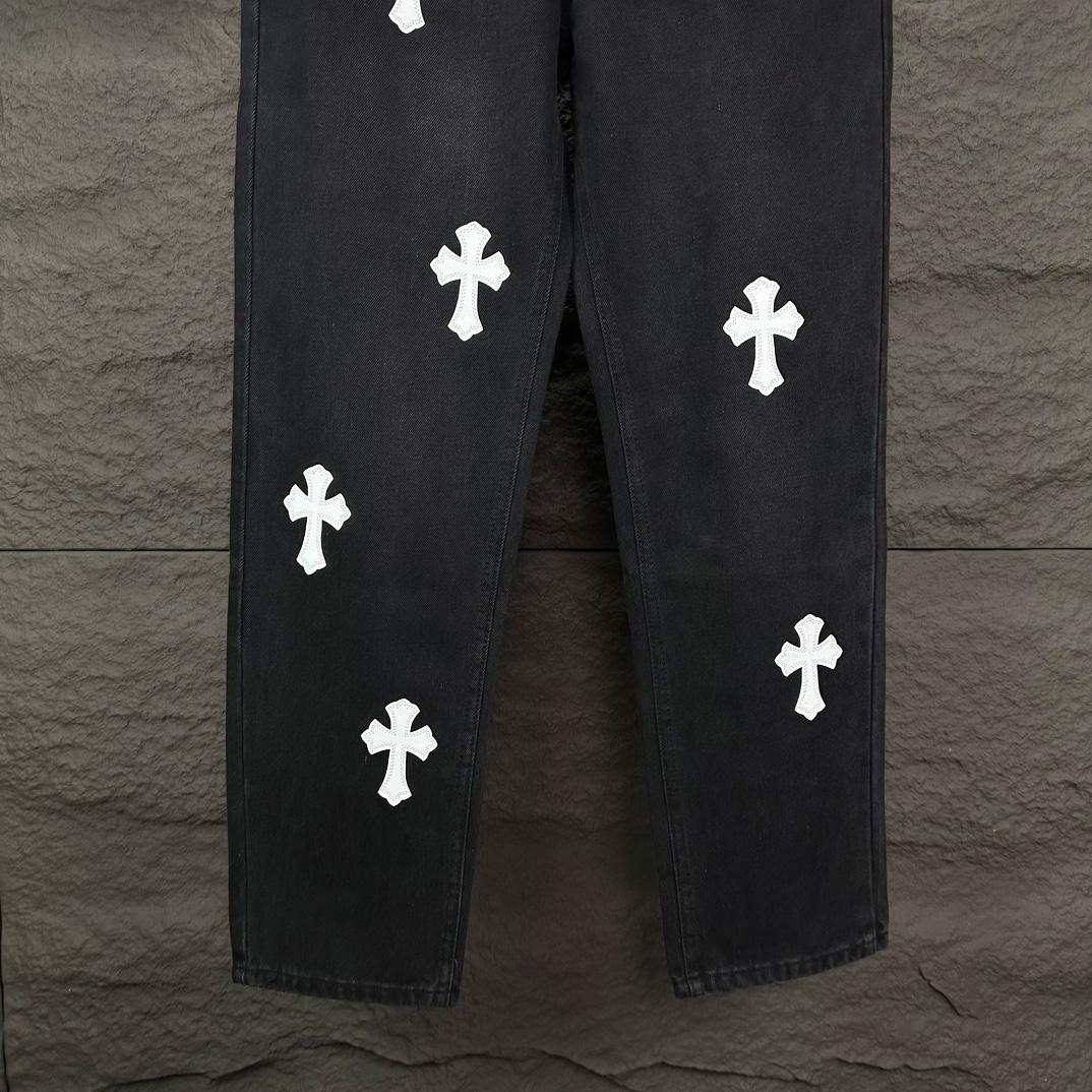 Chrome Hearts Straight Leg Jeans - 
