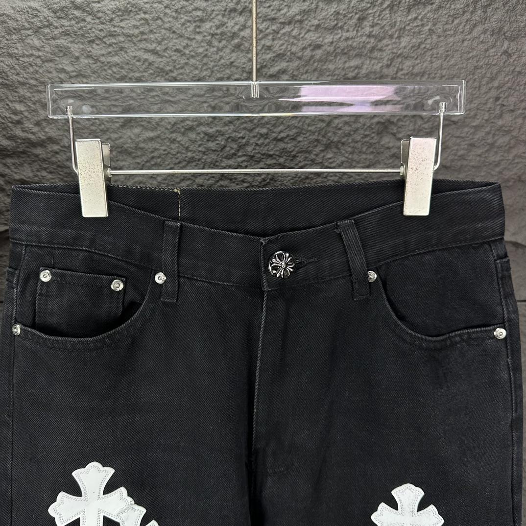 Chrome Hearts Straight Leg Jeans - 