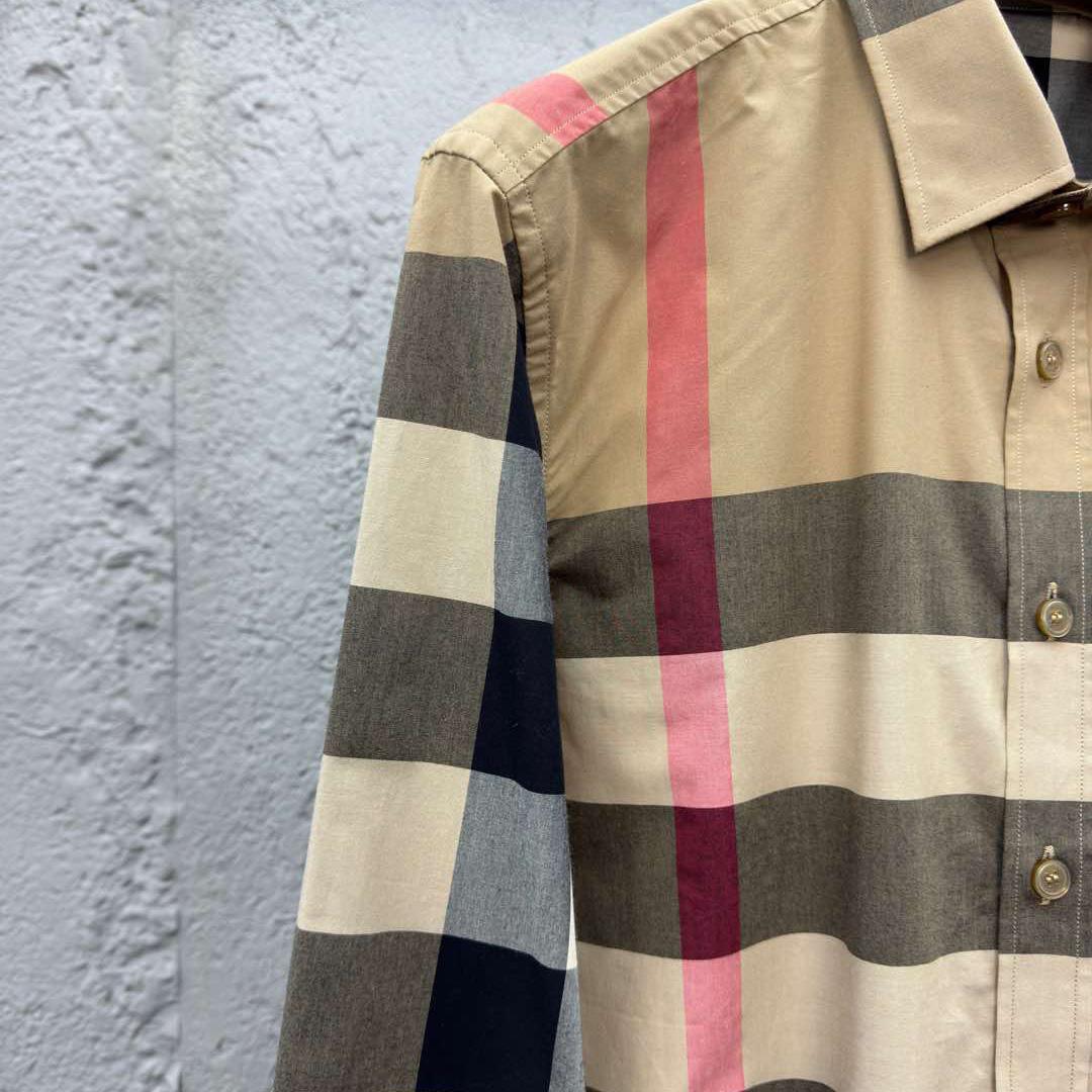 Burberry Check Cotton Shirt In Archive Beige - 