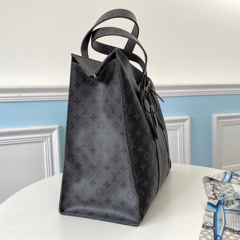 Louis Vuitton 2020 Monogram Eclipse Reverse New Cabas Zippe GM  M45379 - 