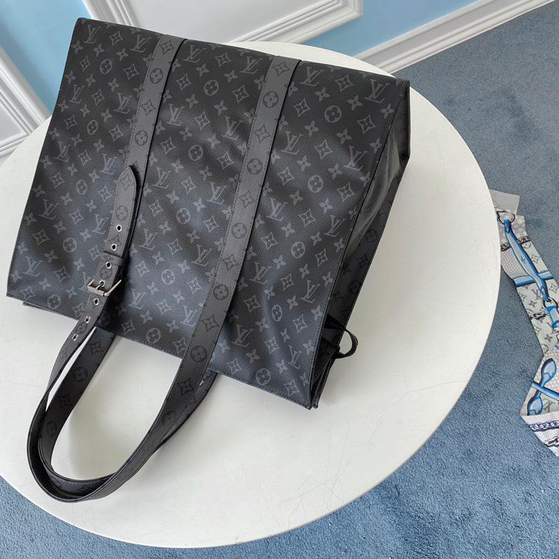 Louis Vuitton 2020 Monogram Eclipse Reverse New Cabas Zippe GM  M45379 - 