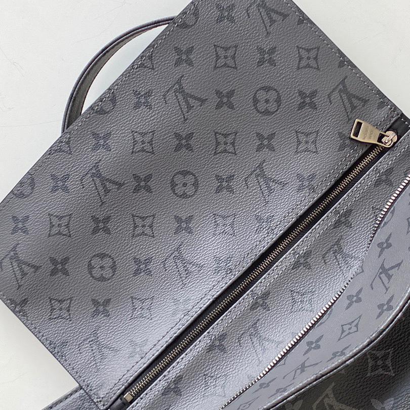 Louis Vuitton 2020 Monogram Eclipse Reverse New Cabas Zippe GM  M45379 - 