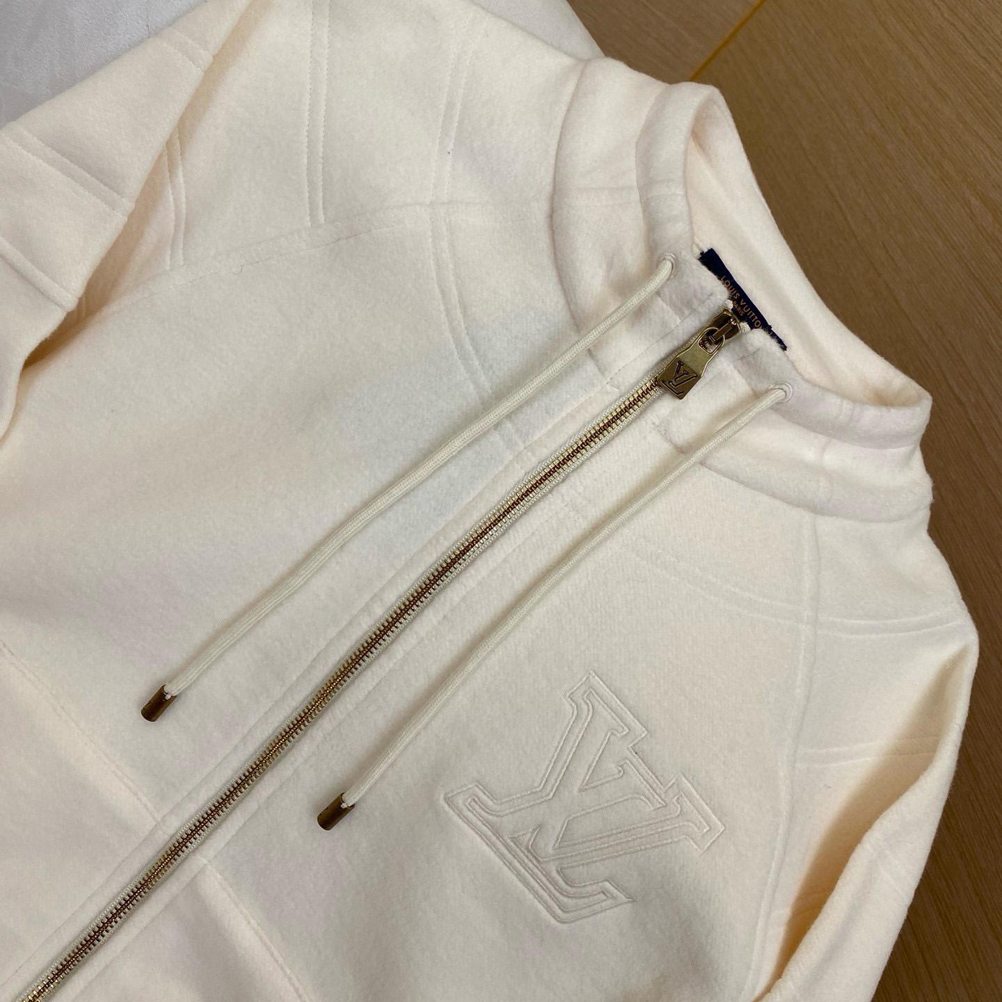 Louis Vuitton Quilted Textured Wool Blouson   1AGJXF - 