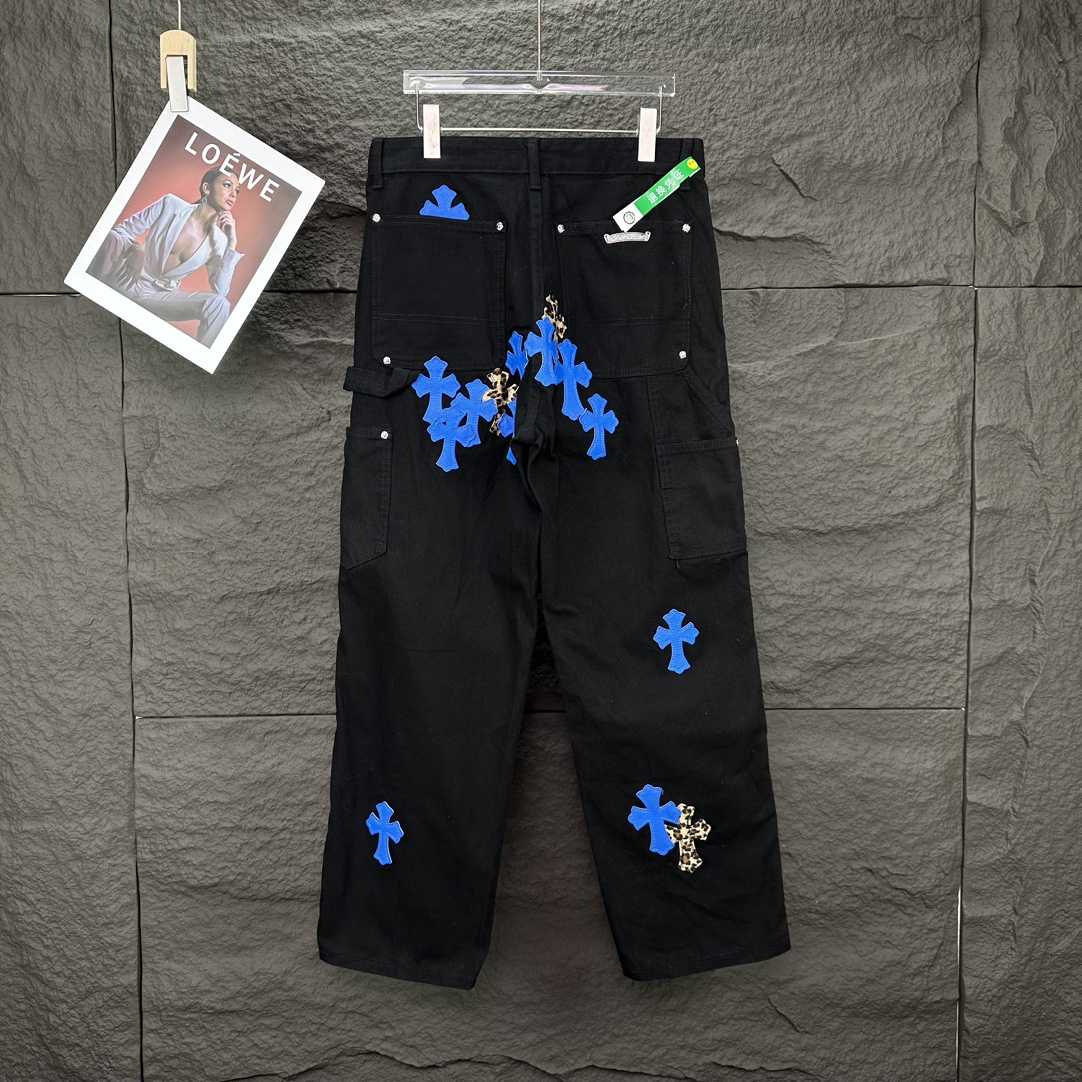 Chrome Hearts Straight Leg Jeans - 