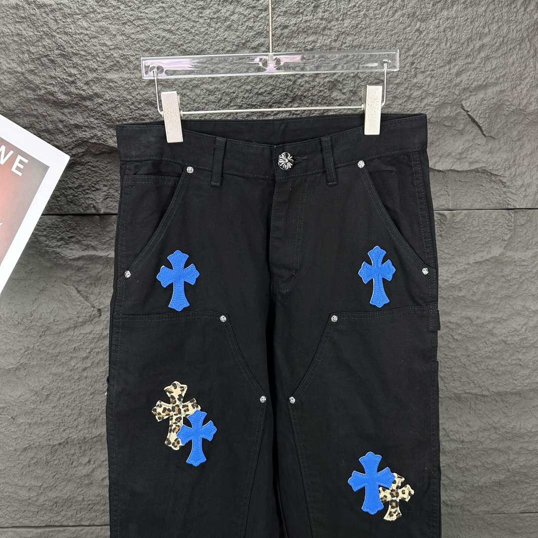 Chrome Hearts Straight Leg Jeans - 