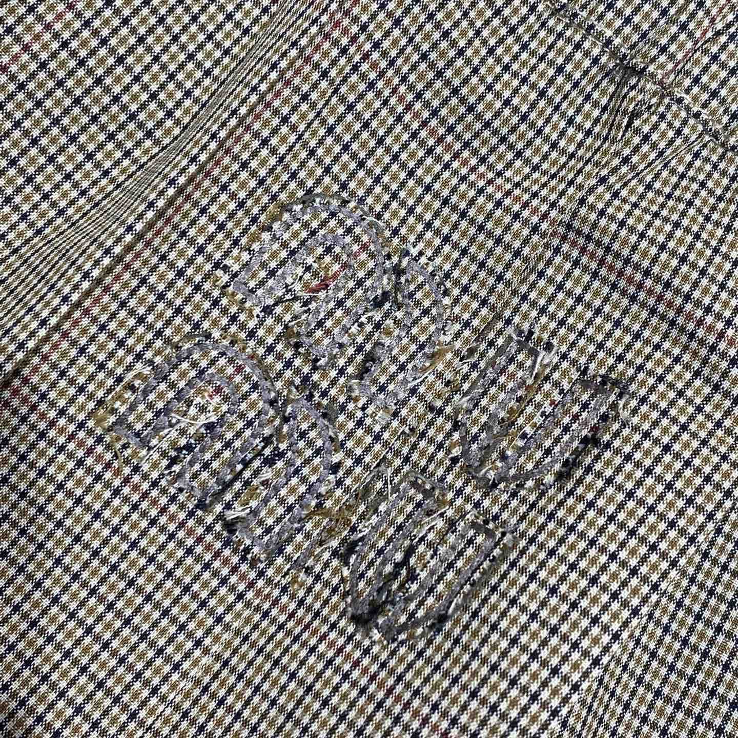 Miu Miu Technical Check Skirt - DesignerGu