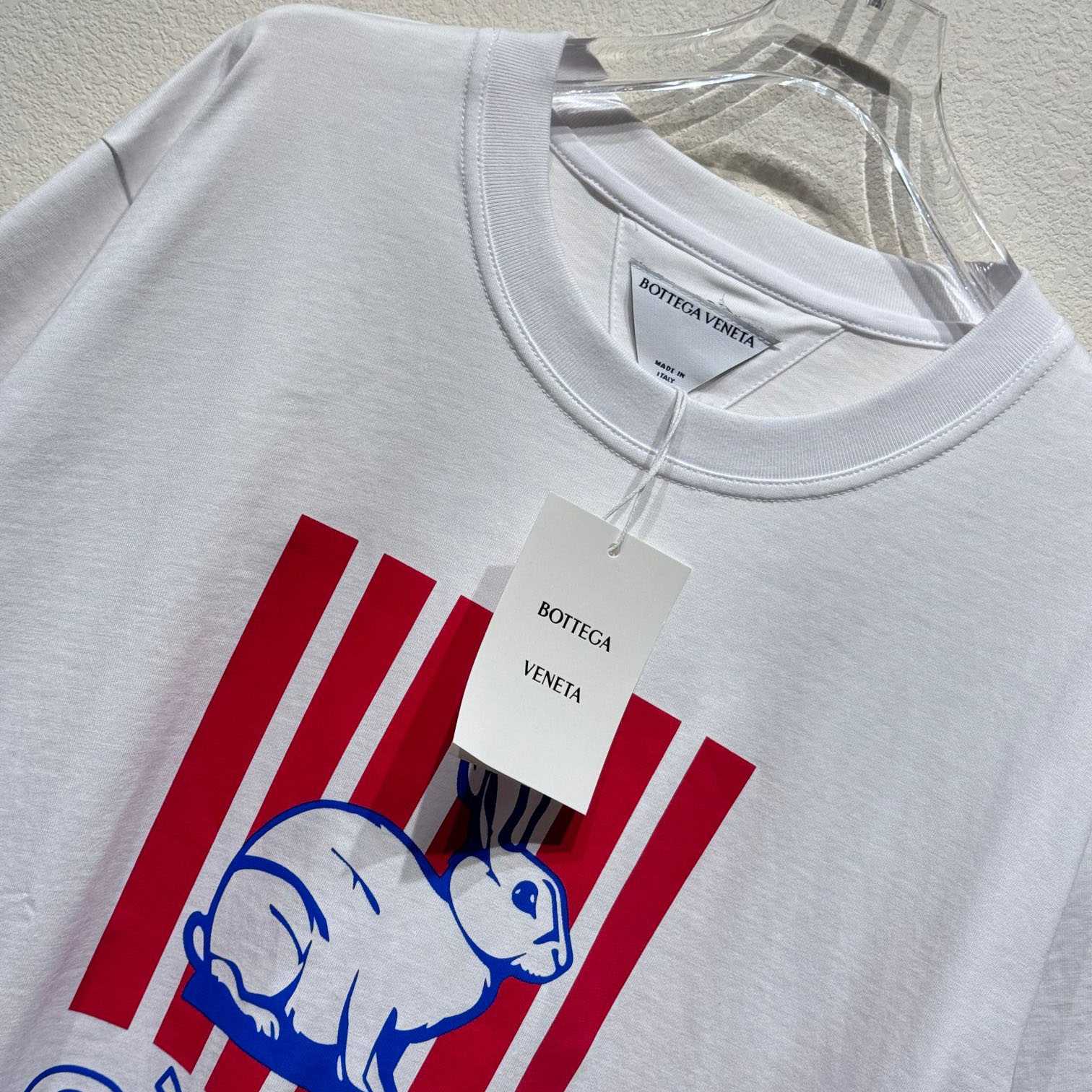 Bottega Veneta Cotton Printed Jersey T-Shirt - DesignerGu