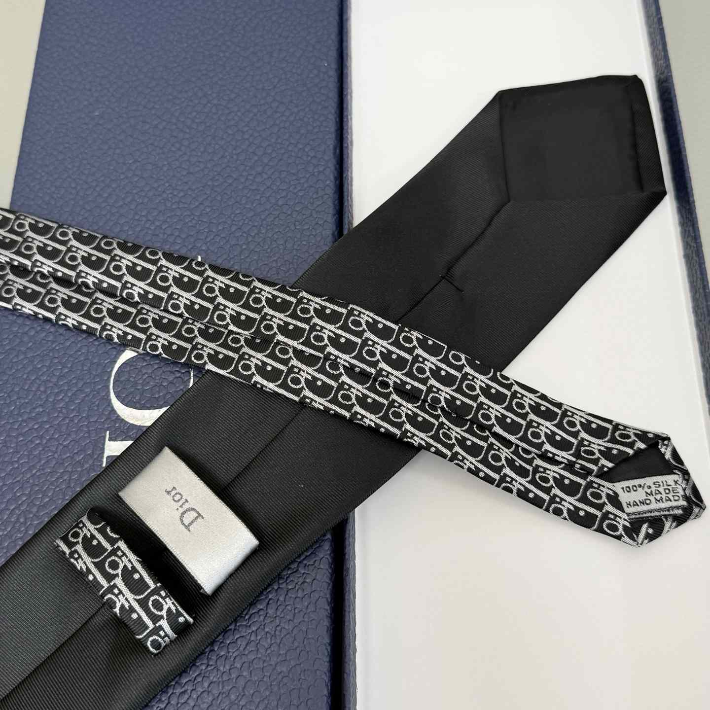Dior Striped Dior Oblique Tie - 