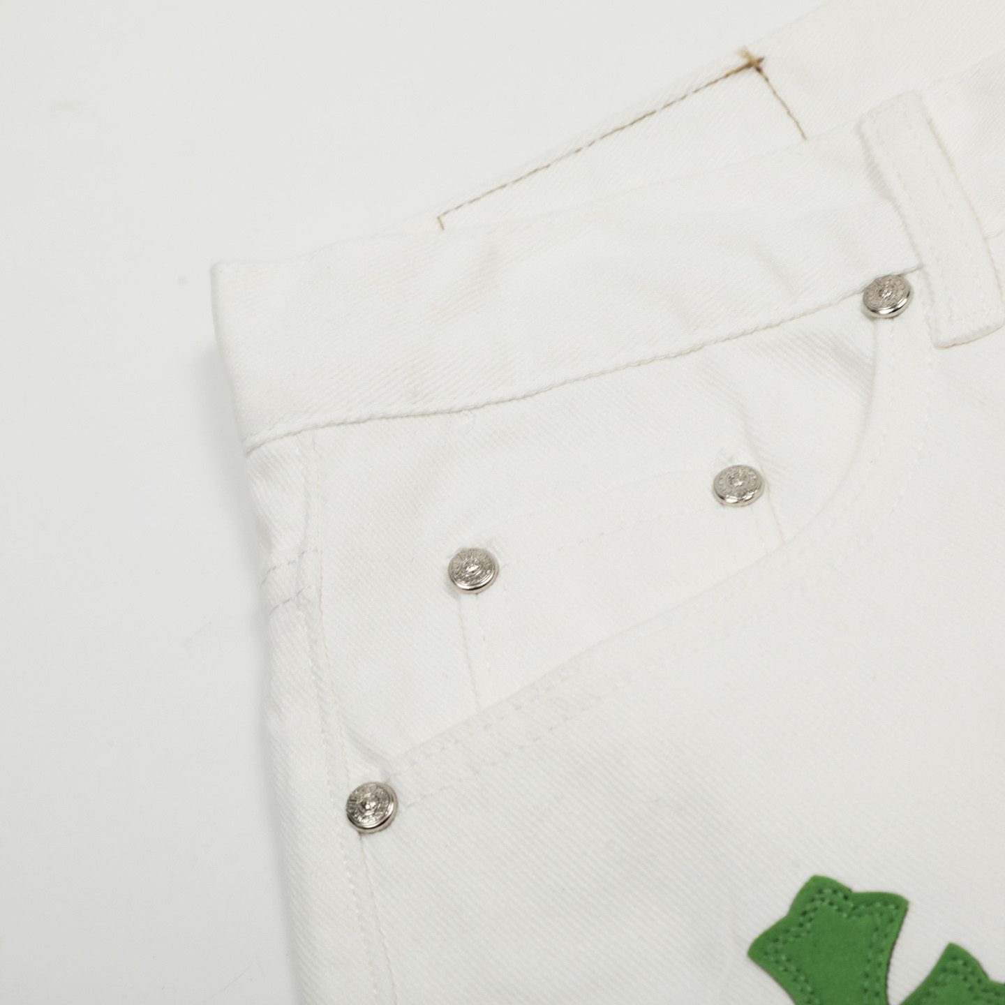 Chrome Hearts Cross Patch Jeans - DesignerGu
