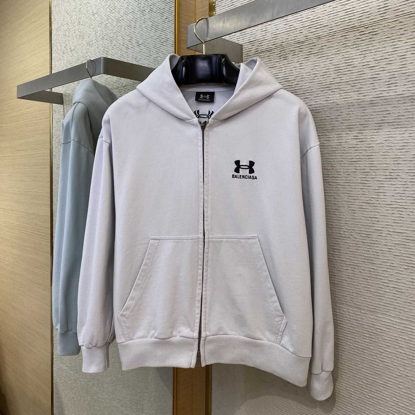 Balenciaga Under Armour® Zip-Up Hoodie And Sweatpants  - DesignerGu