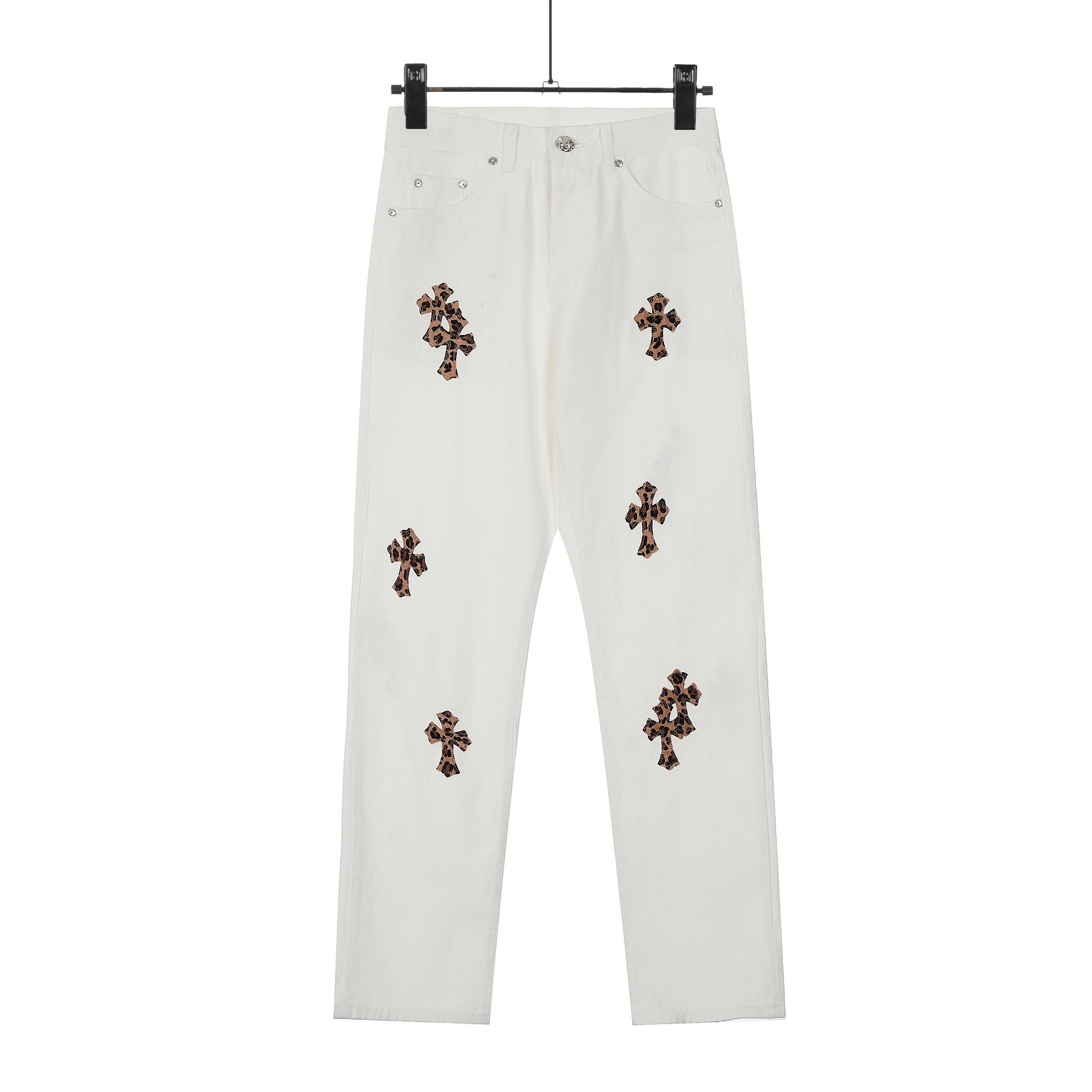Chrome Hearts Cross Patch Jeans - 