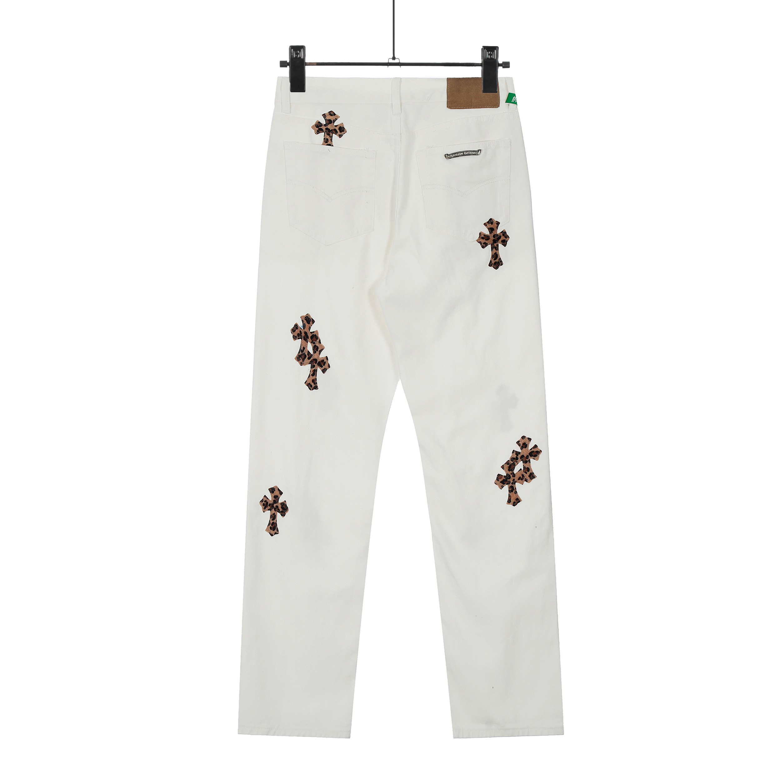 Chrome Hearts Cross Patch Jeans - 