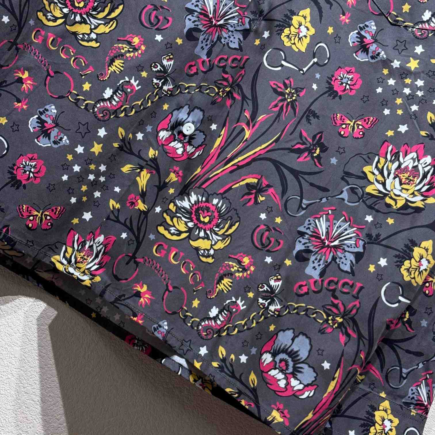 Gucci Punk Floral-print Cotton Shirt - 
