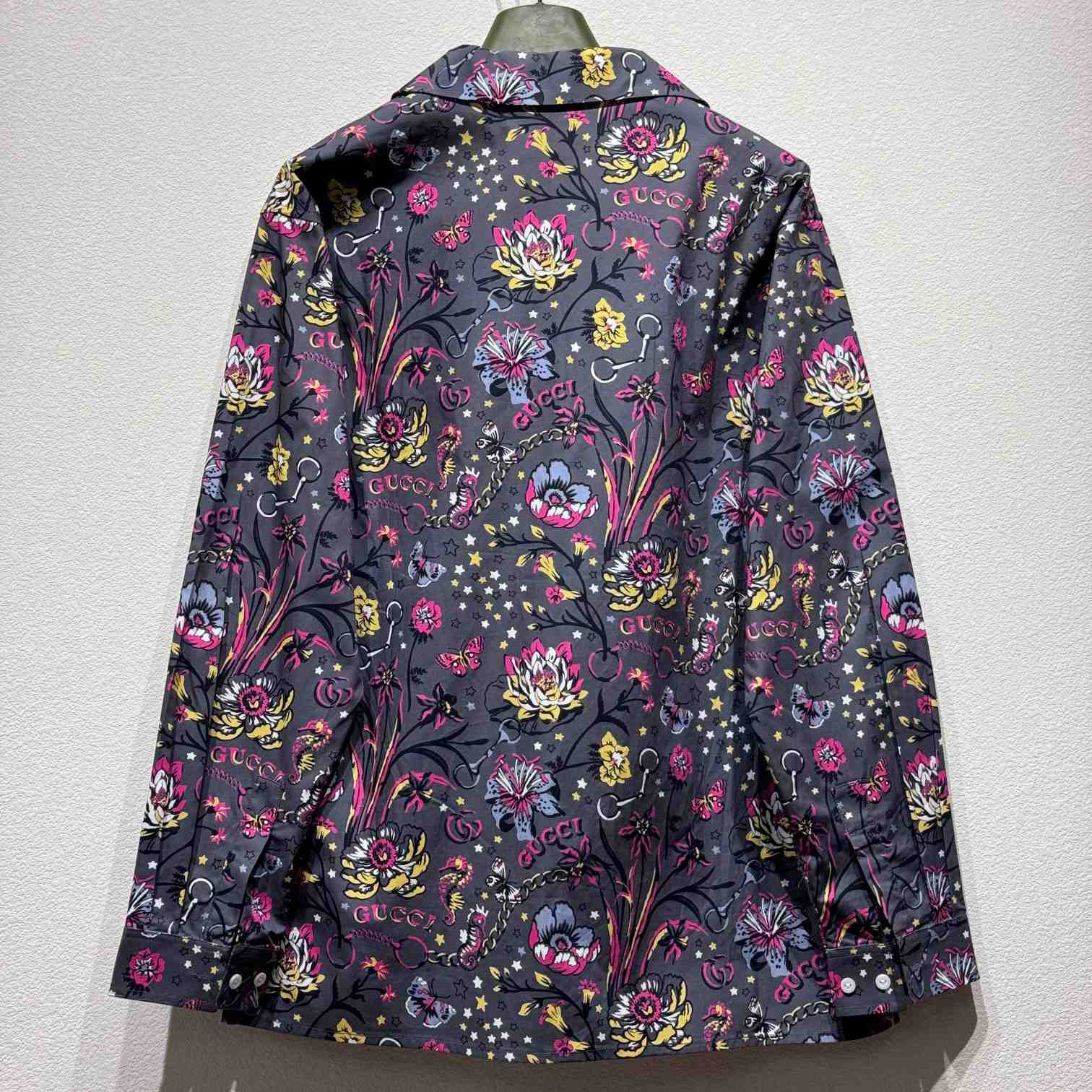 Gucci Punk Floral-print Cotton Shirt - 
