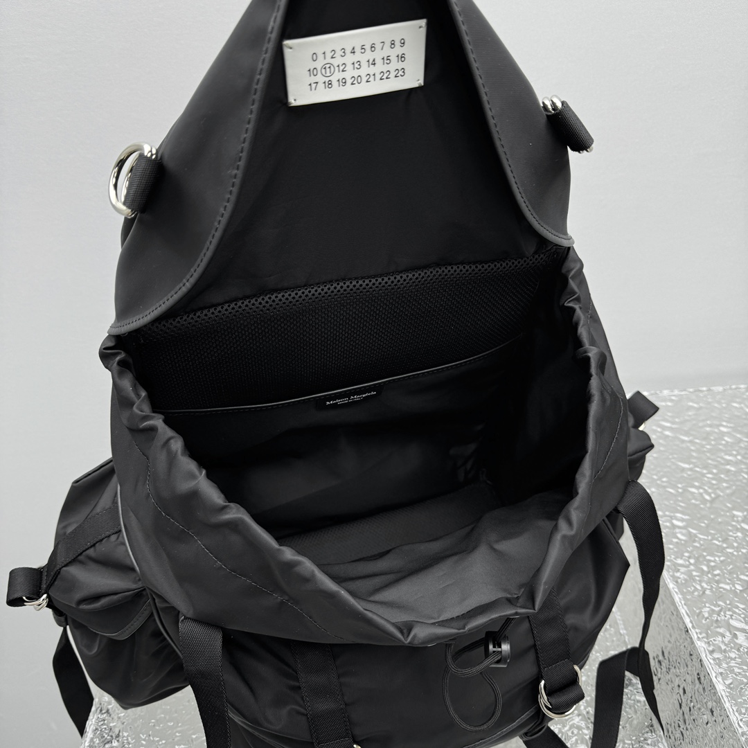 Maison Margiela Black High Tech XL Backpack - 