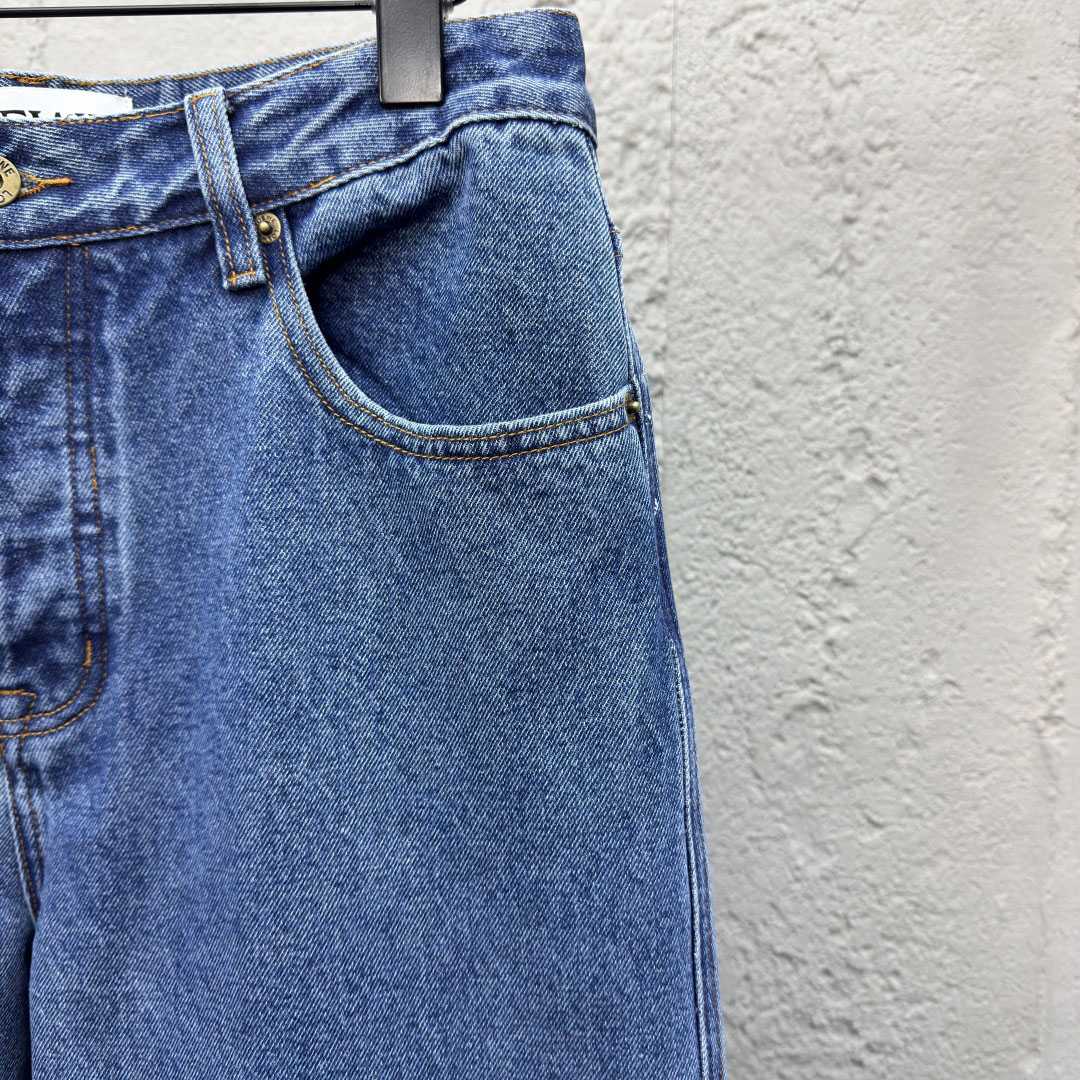 Loewe Anagram Baggy Jeans 'Blue Denim' - DesignerGu