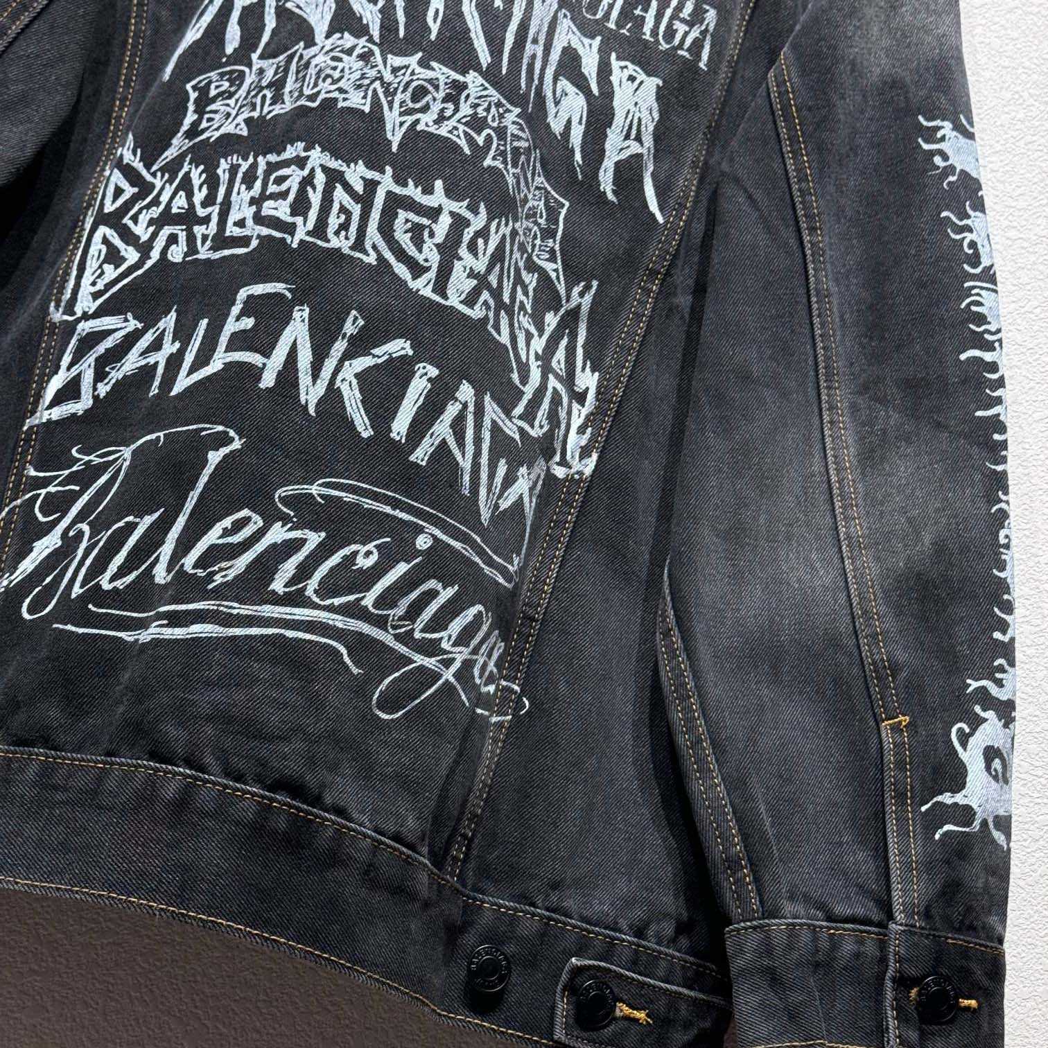 Balenciaga Diy Mental The Year Of The Denim Jacket - DesignerGu