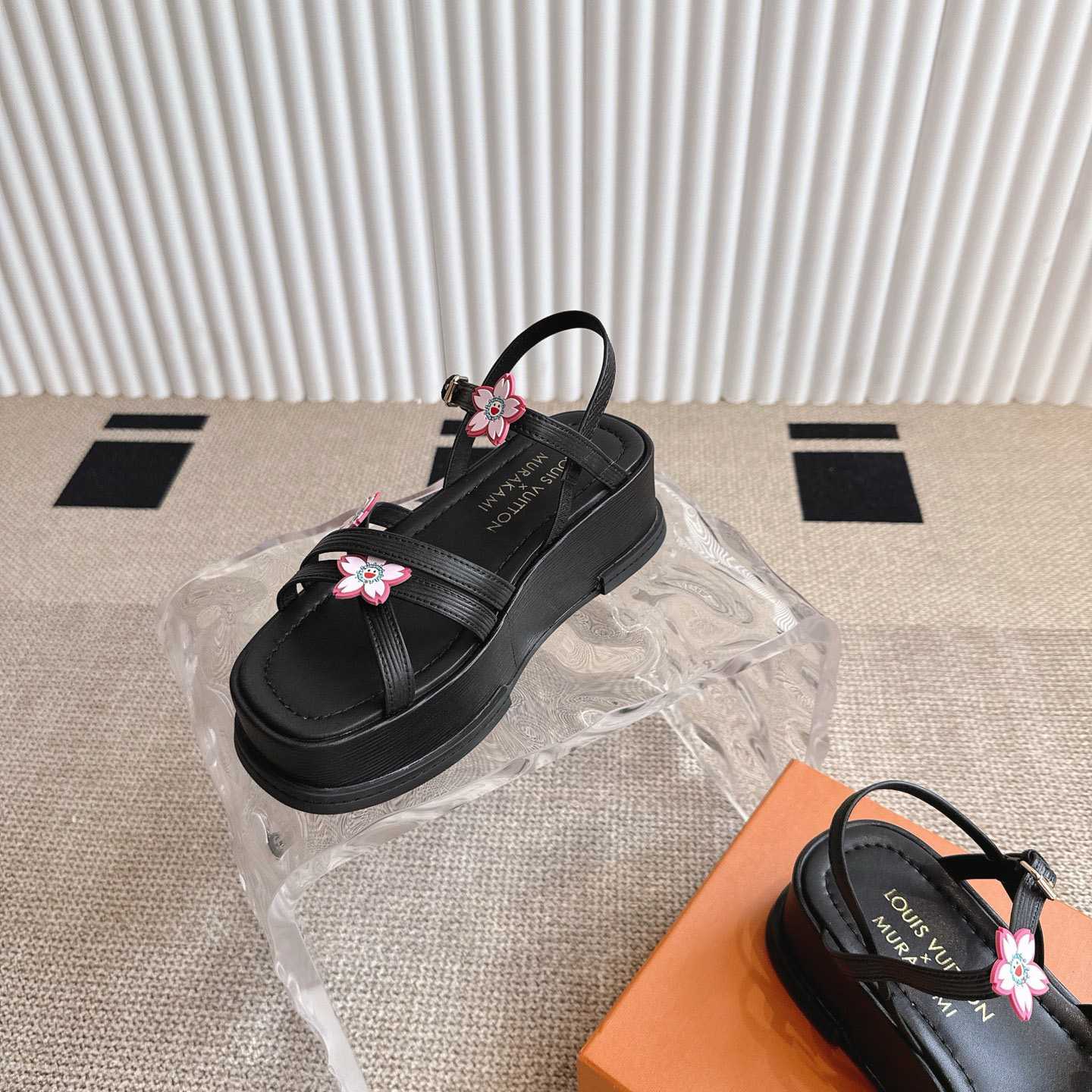 Louis Vuitton LV x TM Maya Platform Sandal - DesignerGu