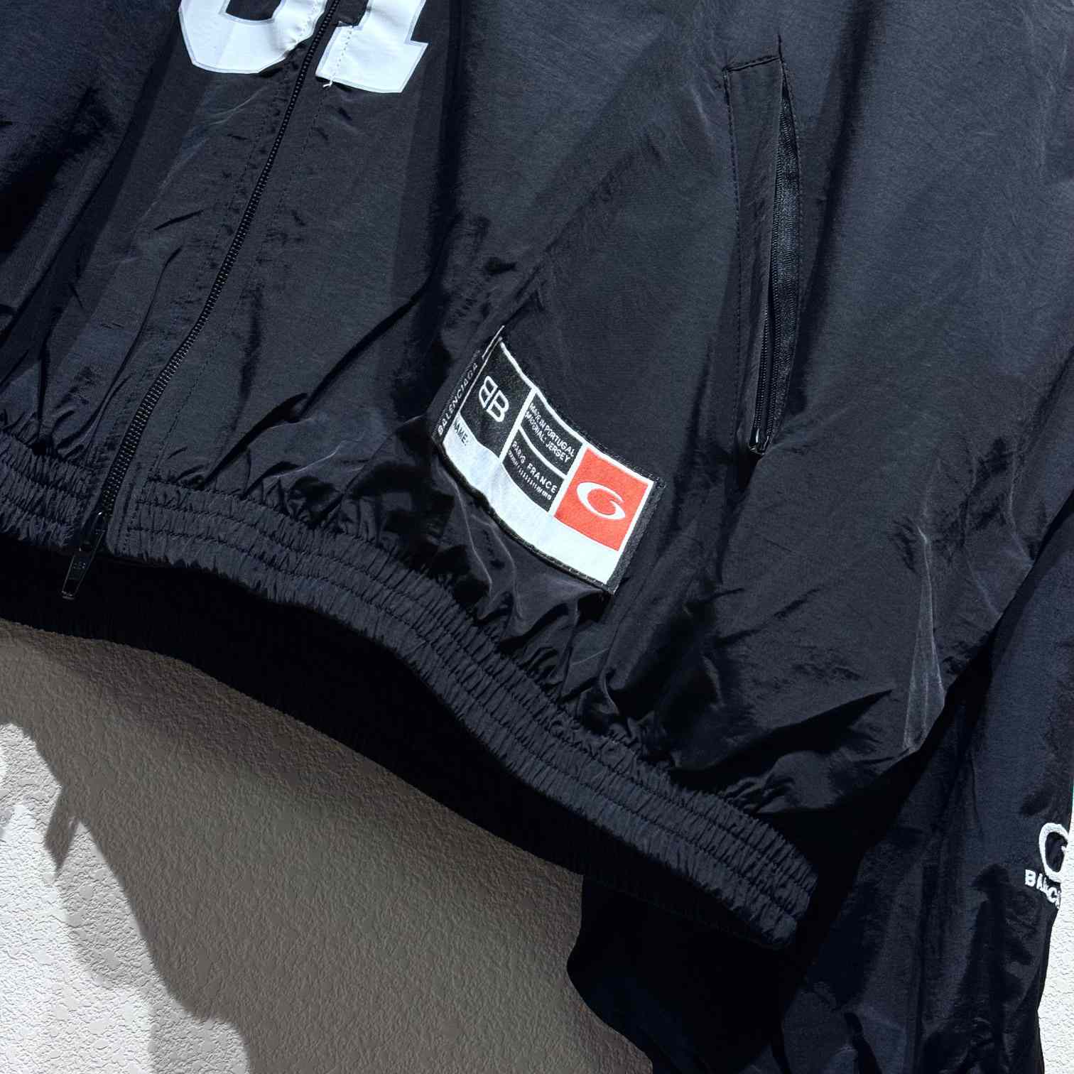 Balenciaga Basketball Series - Tracksuit Jacket In Black - 