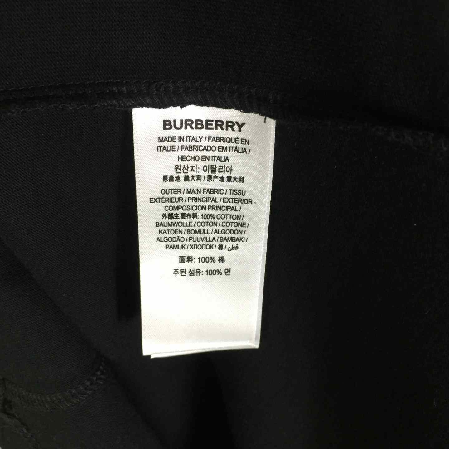 Burberry Cross Stitch EKD​ Cotton T-shirt - 