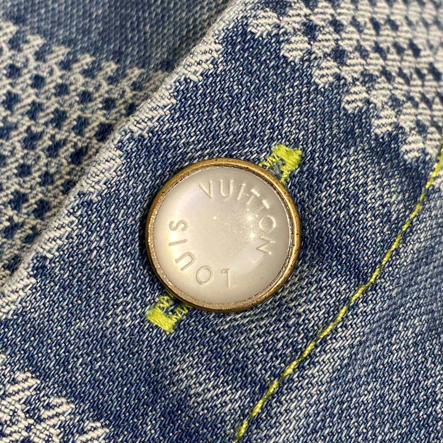 Louis Vuitton Damier Short-Sleeved Chambray Shirt   - 