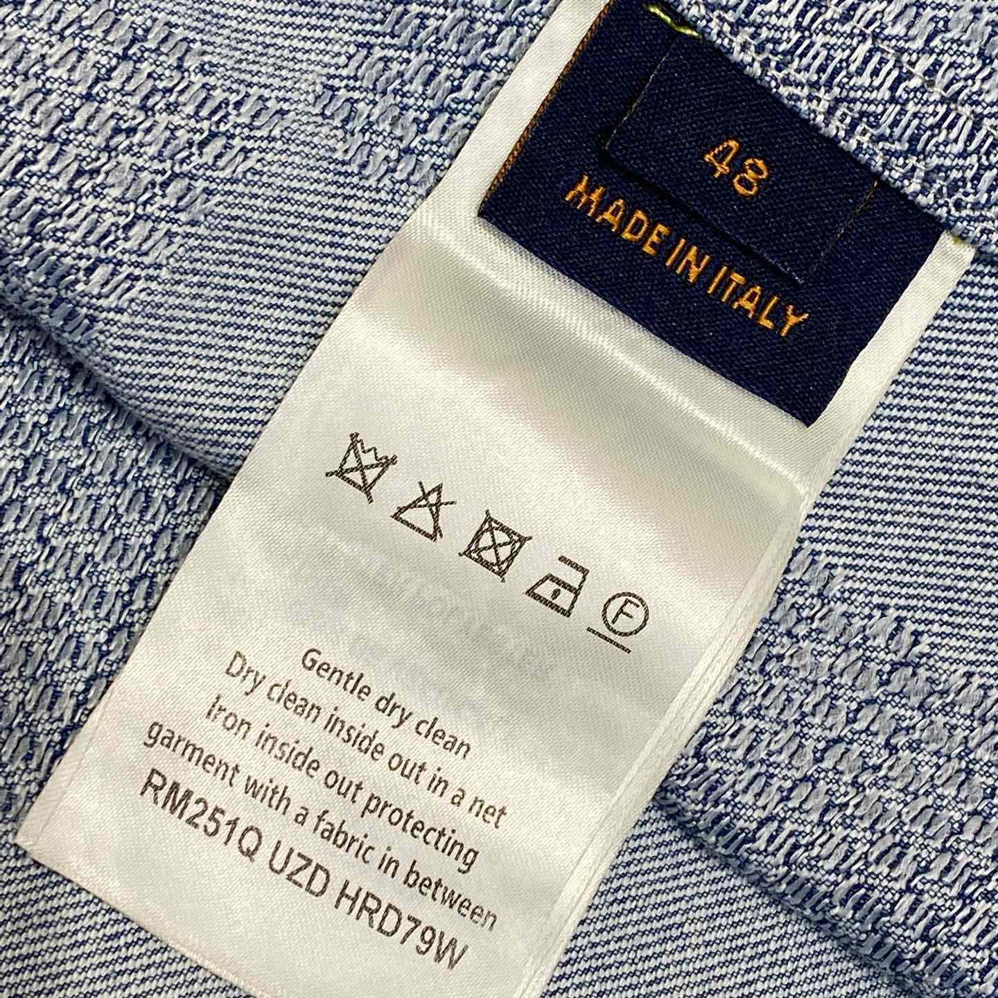 Louis Vuitton Damier Short-Sleeved Chambray Shirt   - 