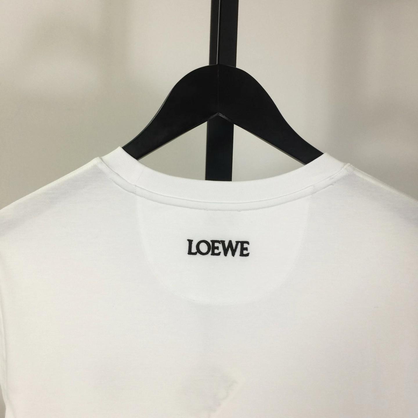 Loewe Loose Fit T-shirt In Cotton - 