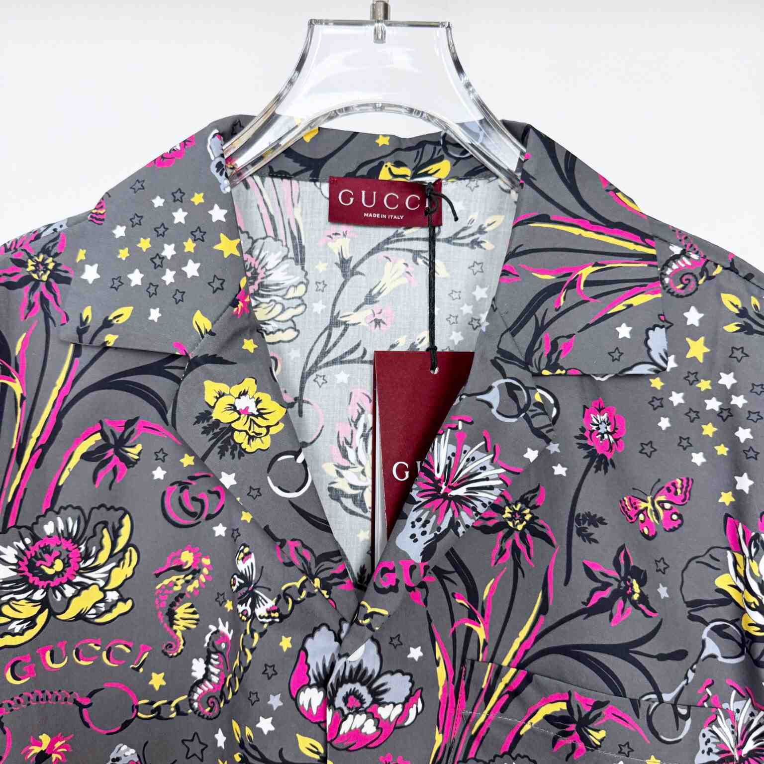 Gucci Punk Floral-print Cotton Shirt - 