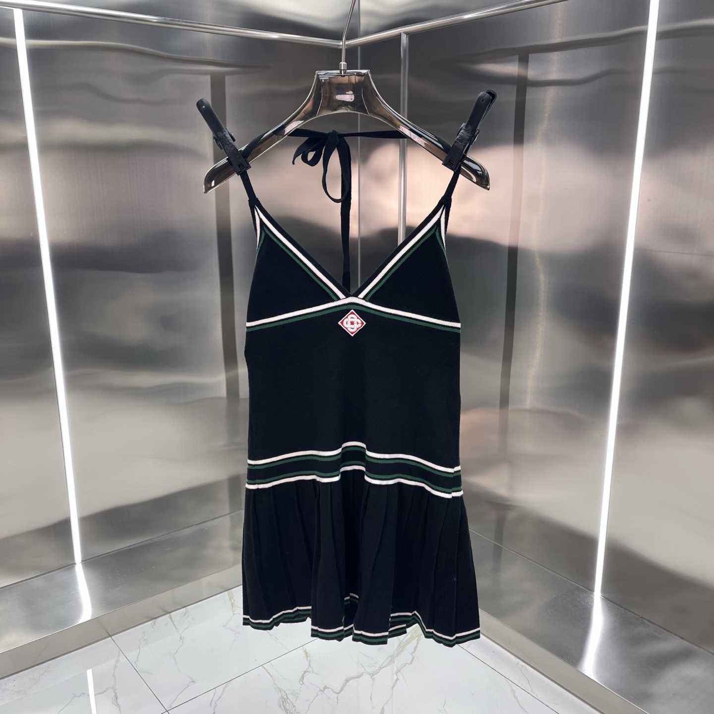 Casablanca Pleated Knit Day Dress - DesignerGu