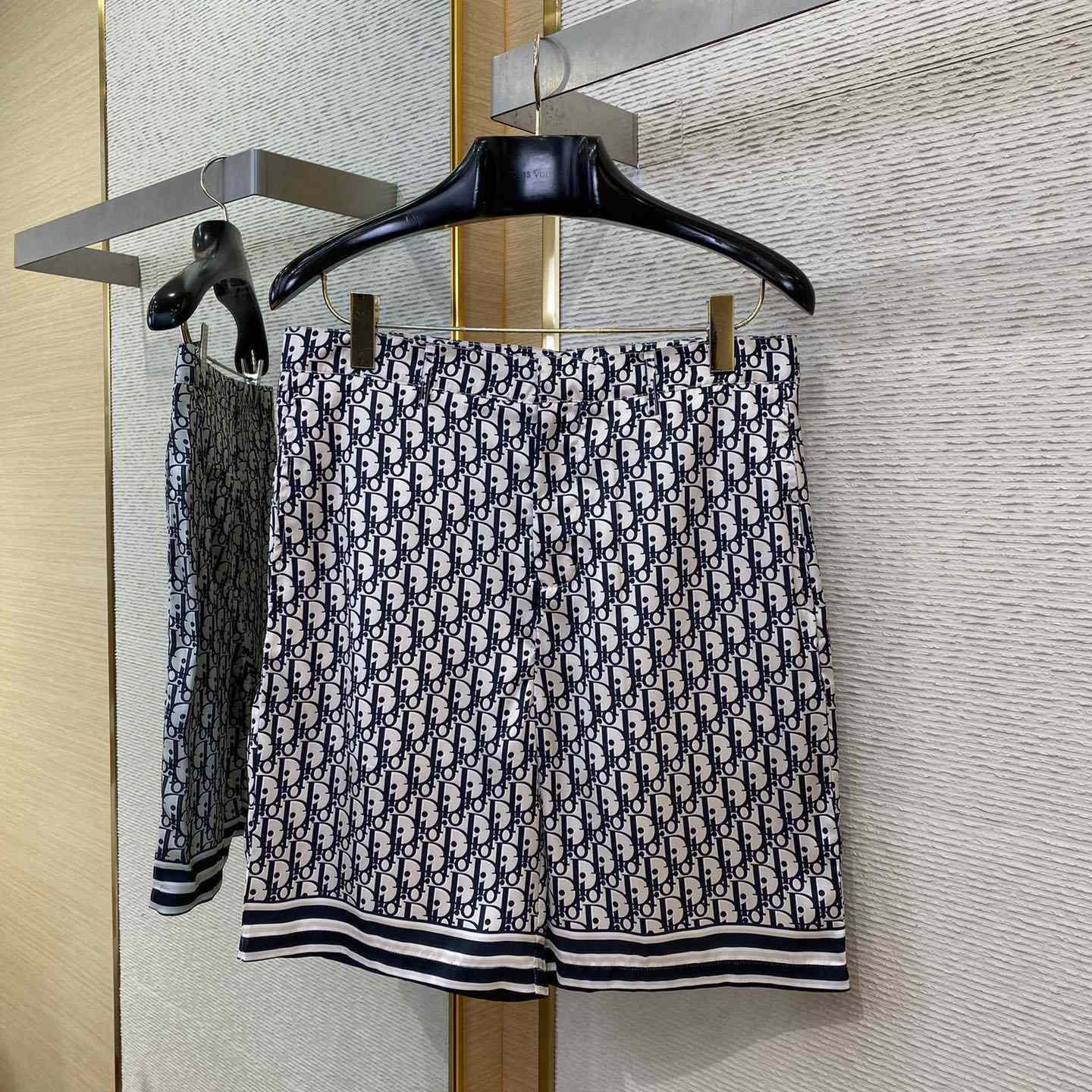 Dior Dior Oblique Short-Sleeved Shirt And Short - DesignerGu