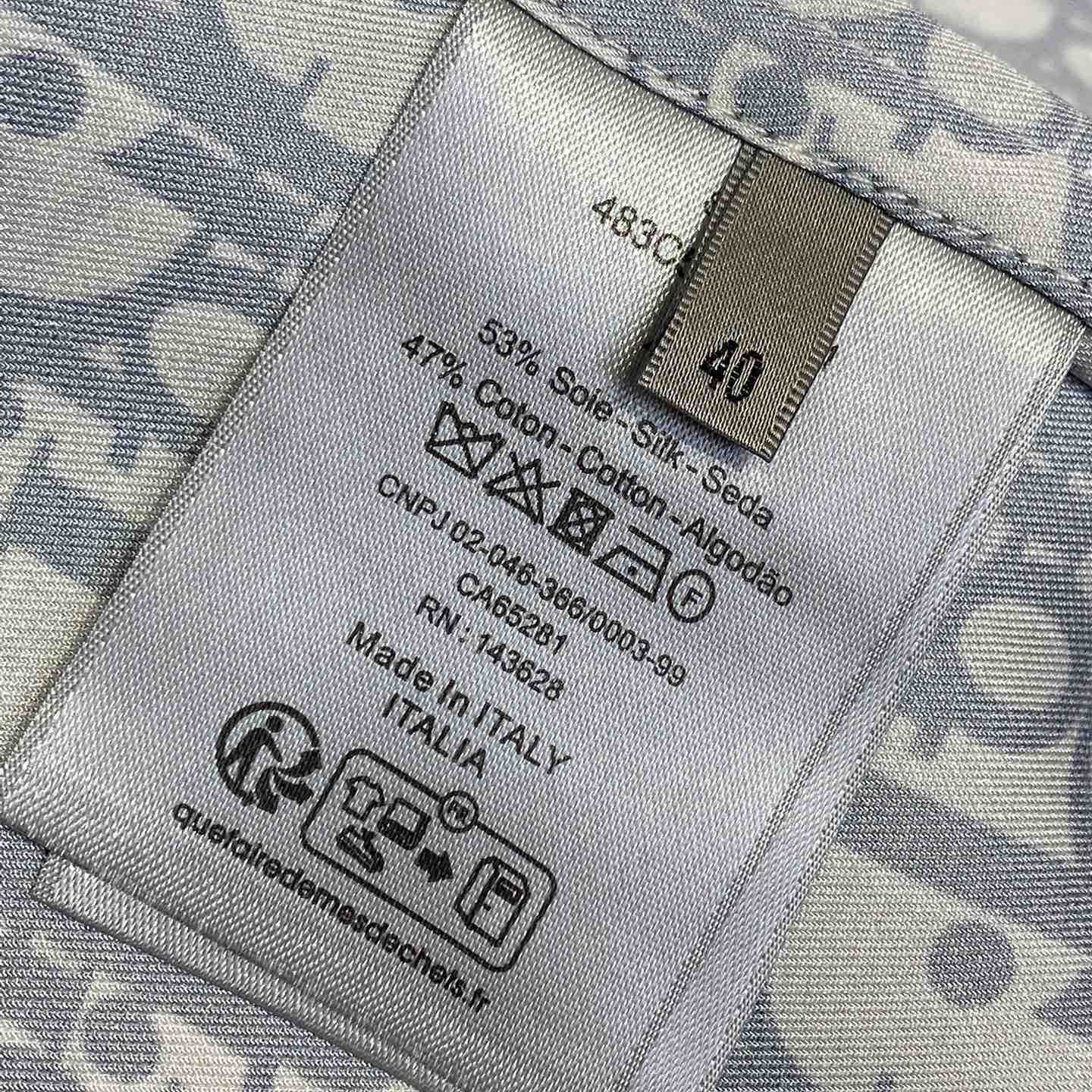 Dior Dior Oblique Short-Sleeved Shirt And Short - DesignerGu