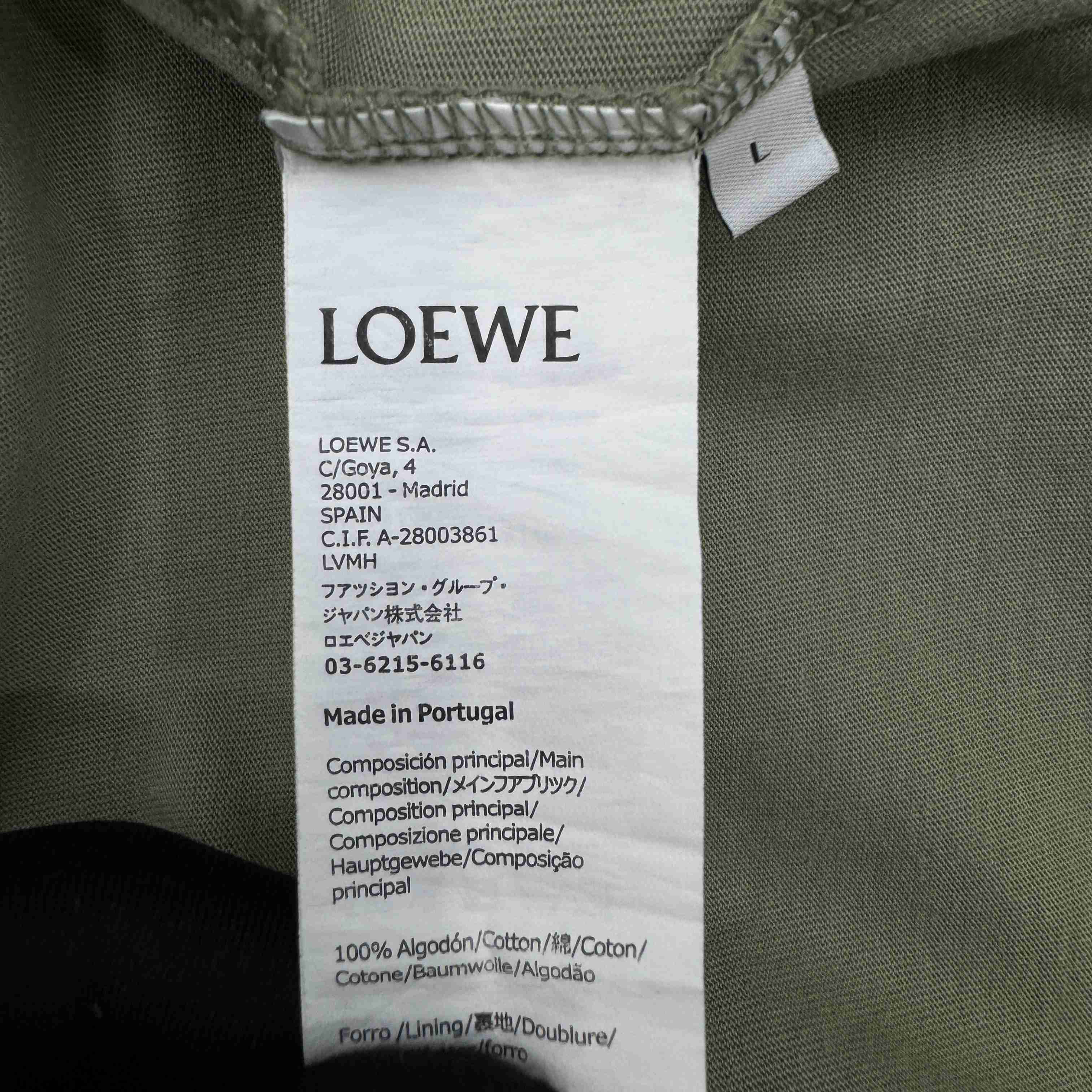 Loewe Relaxed Fit T-shirt In Cotton - DesignerGu
