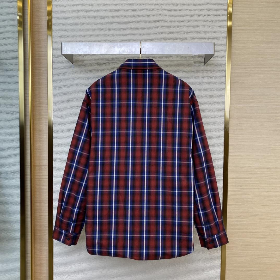 Balenciaga Check-print Lined Shirt - DesignerGu