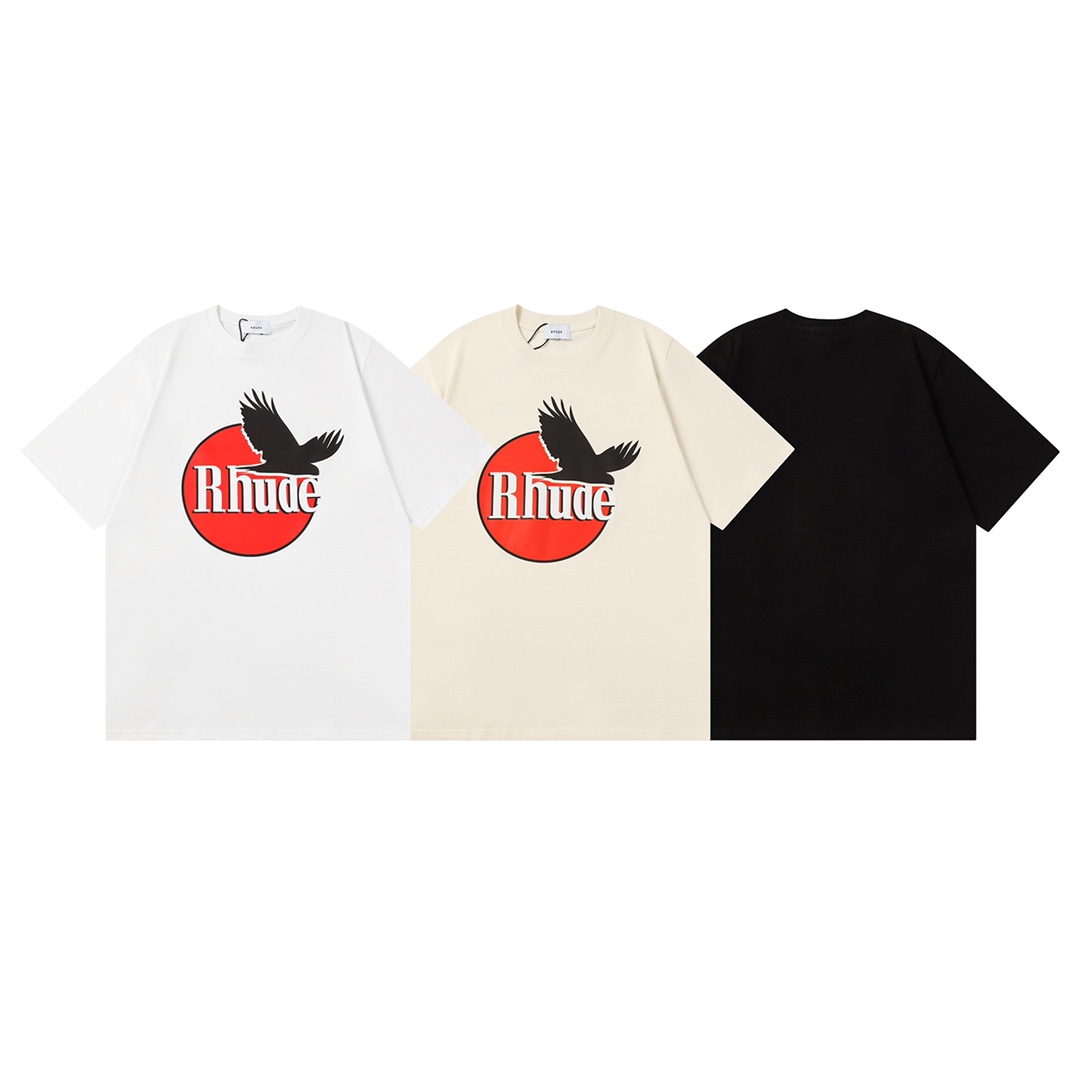 Rhude Eagle Logo Tee  - DesignerGu