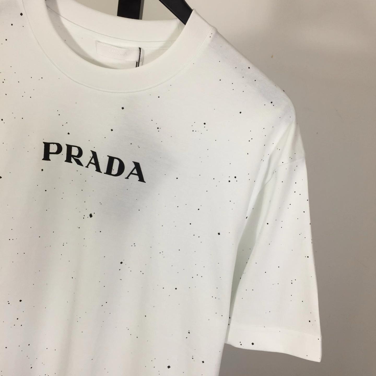 Prada Logo Cotton T-shirt - 