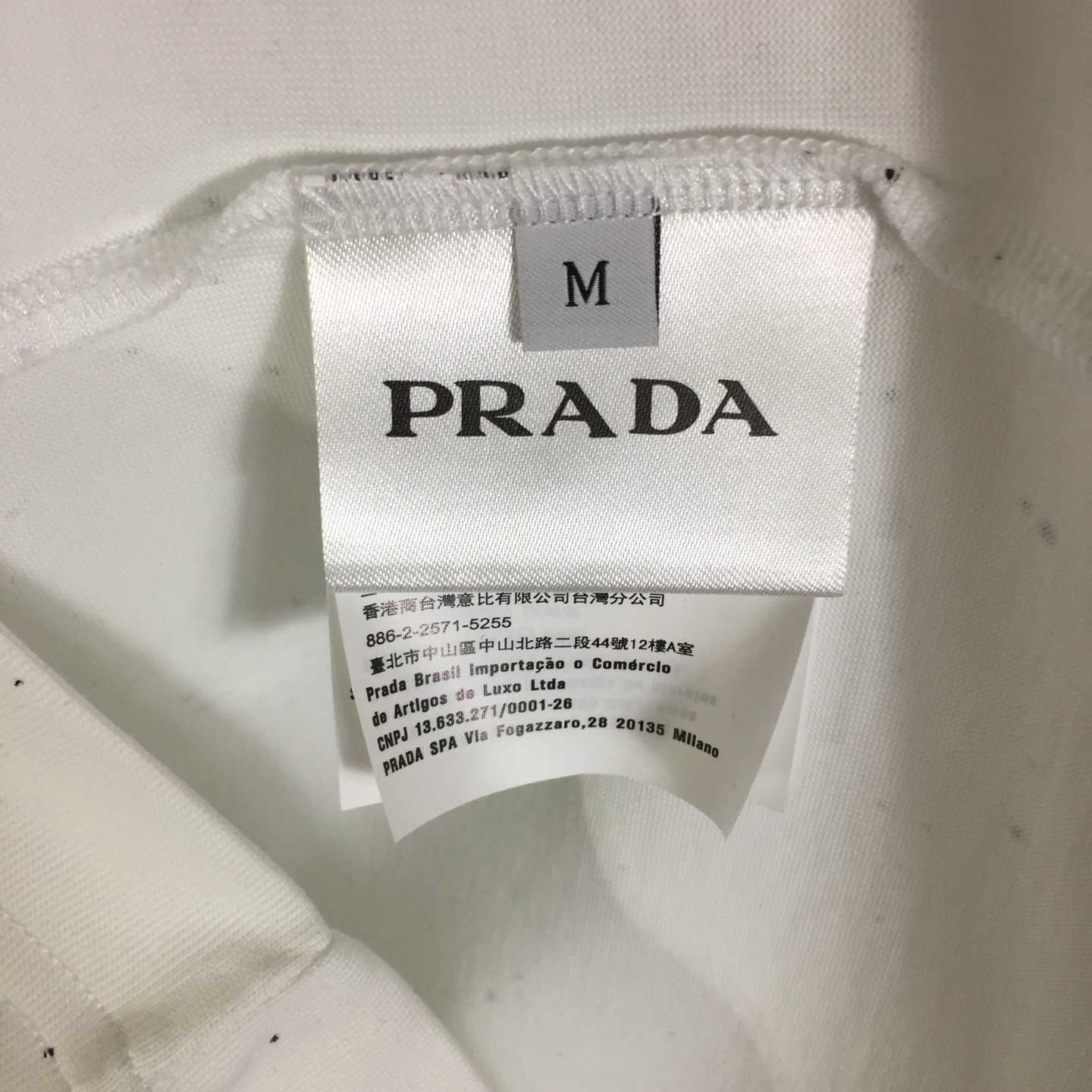 Prada Logo Cotton T-shirt - 