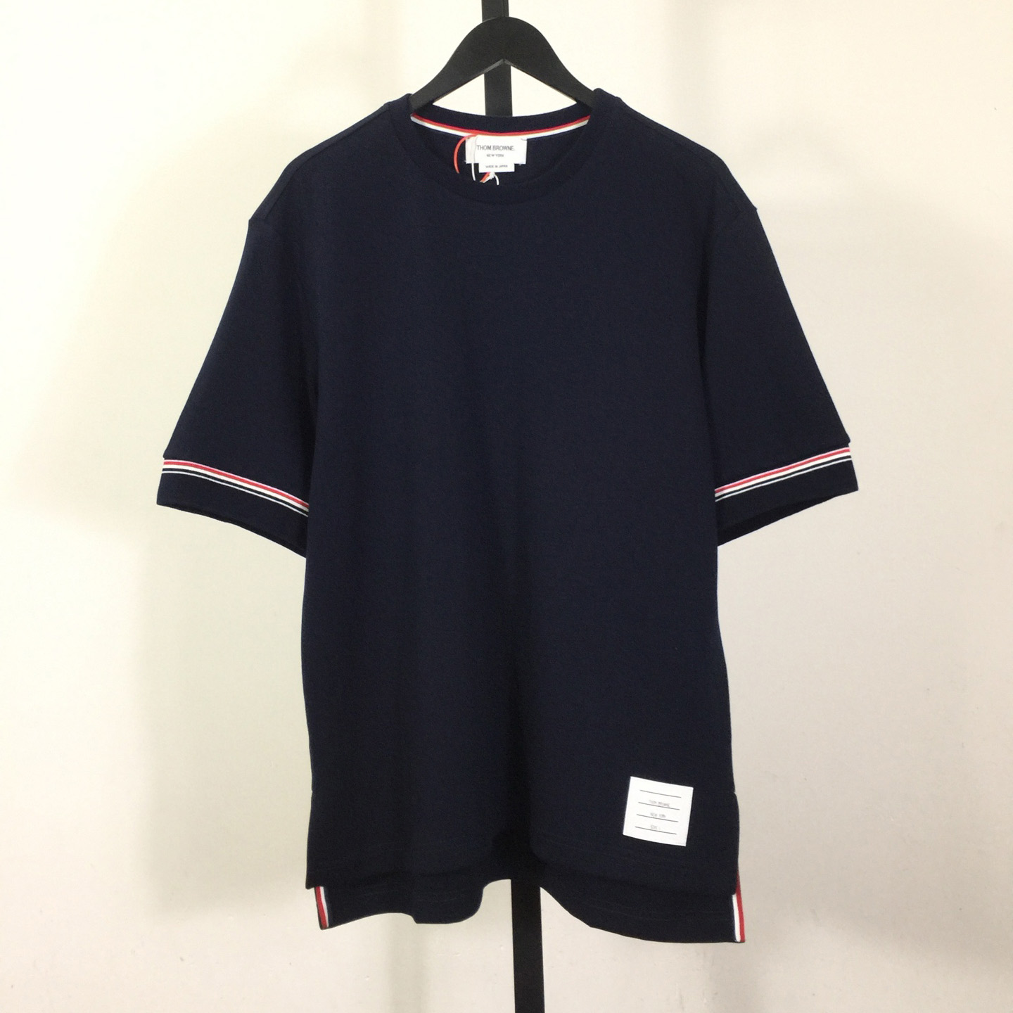 Thom Browne Cotton Rugby Short Sleeve Tee - DesignerGu