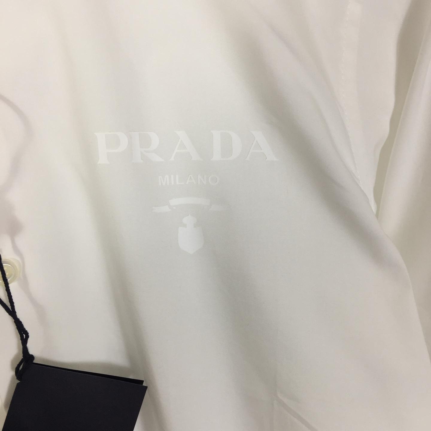 Prada White Long-sleeve Shirt - DesignerGu