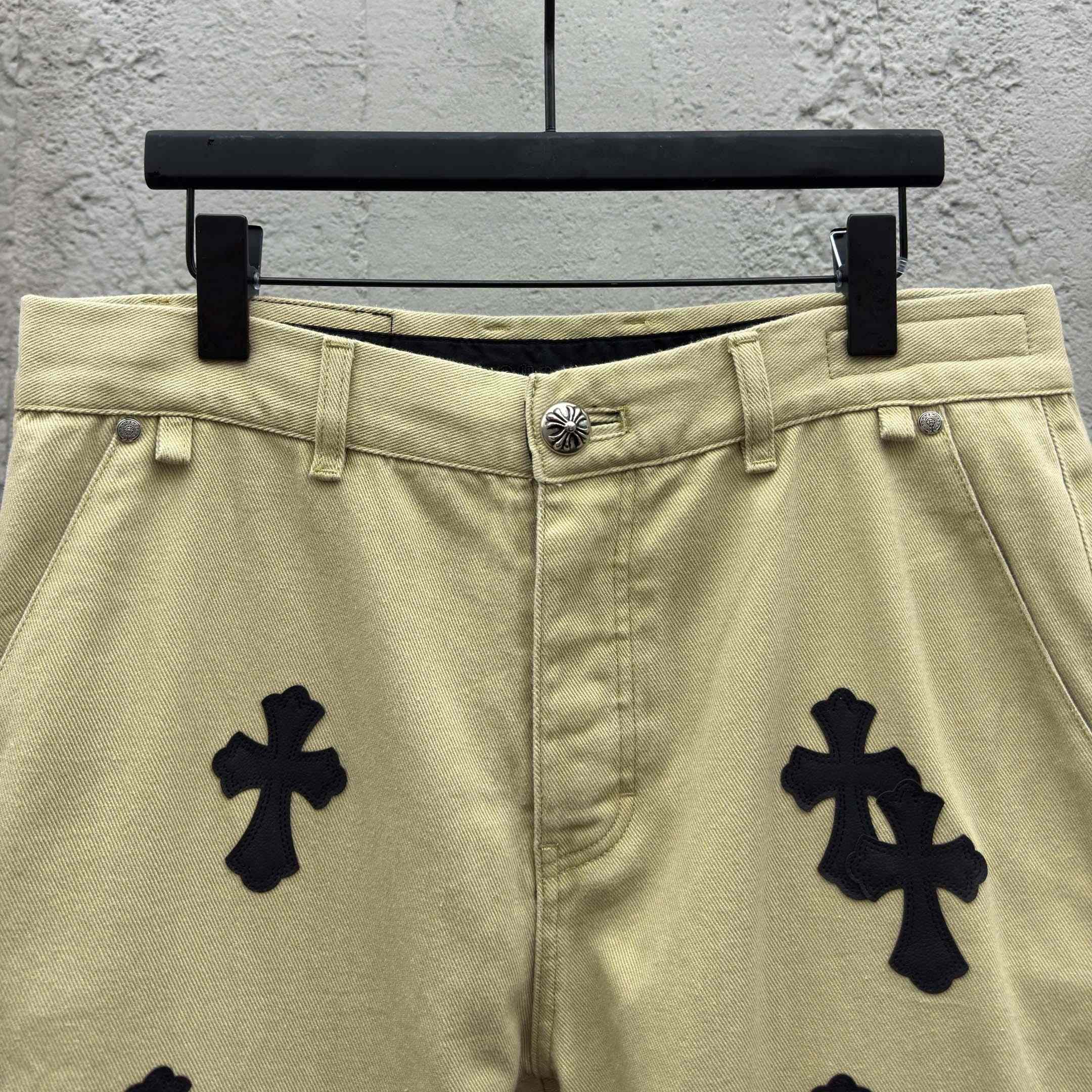 Chrome Hearts Cross Patch Chino Pants - DesignerGu