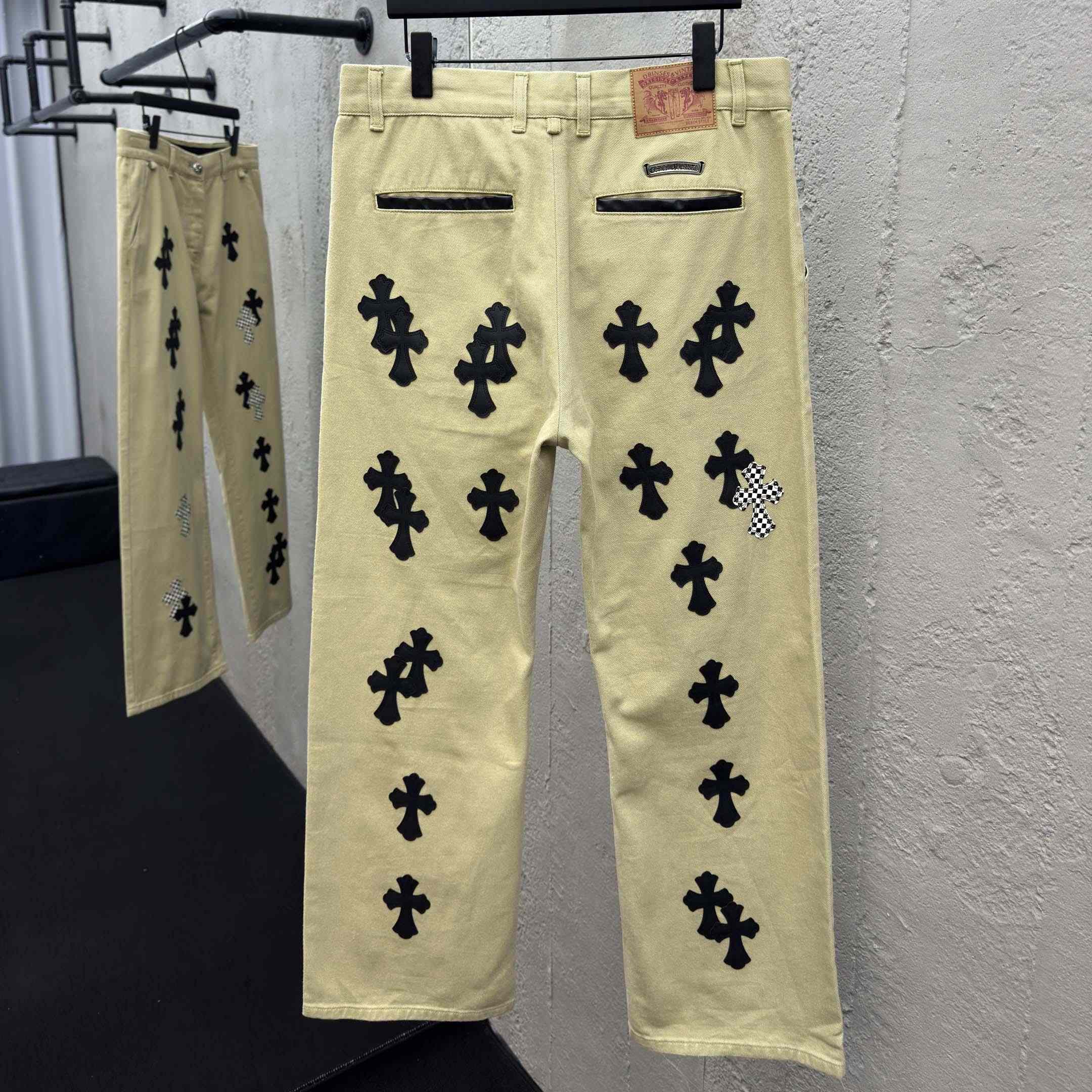 Chrome Hearts Cross Patch Chino Pants - DesignerGu