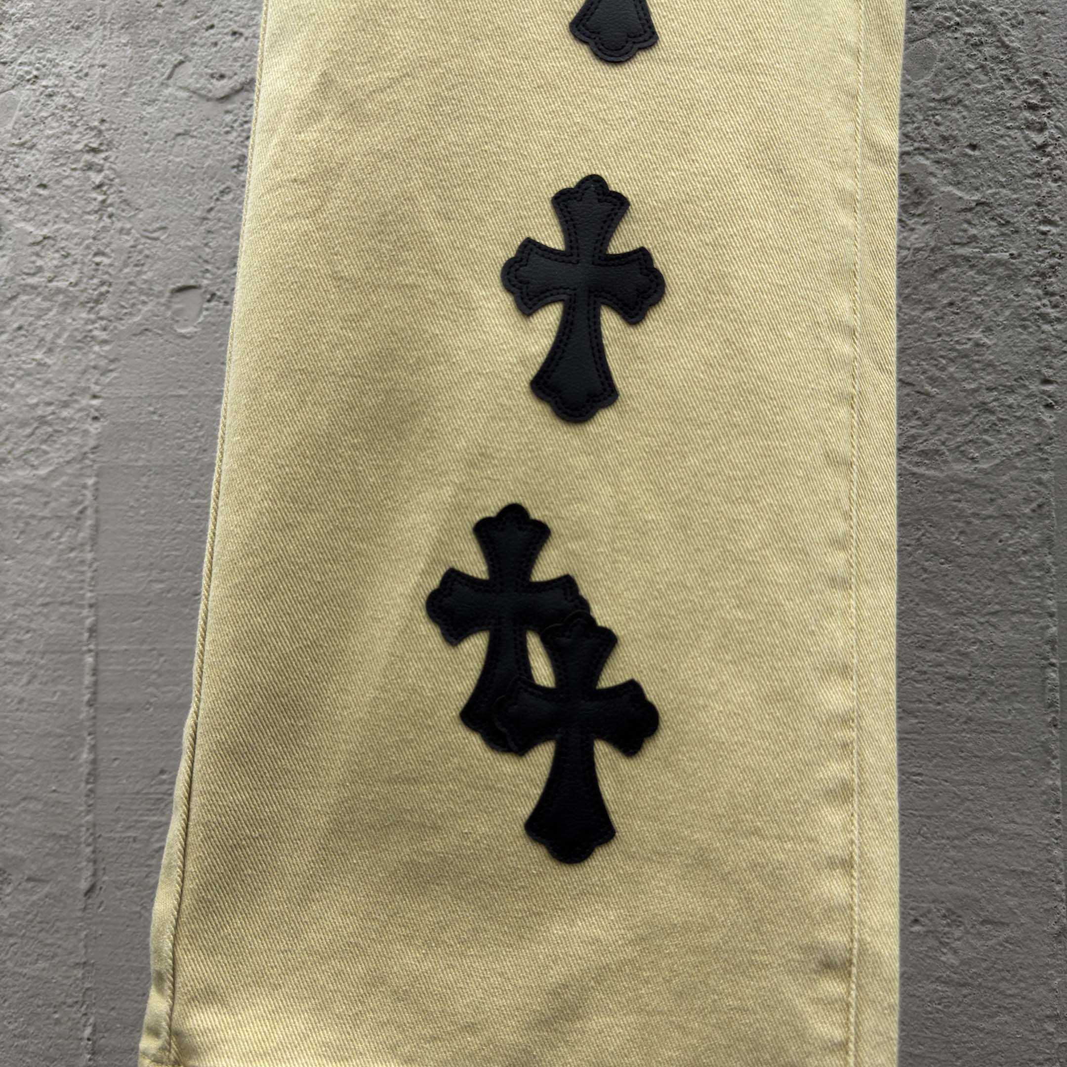 Chrome Hearts Cross Patch Chino Pants - DesignerGu