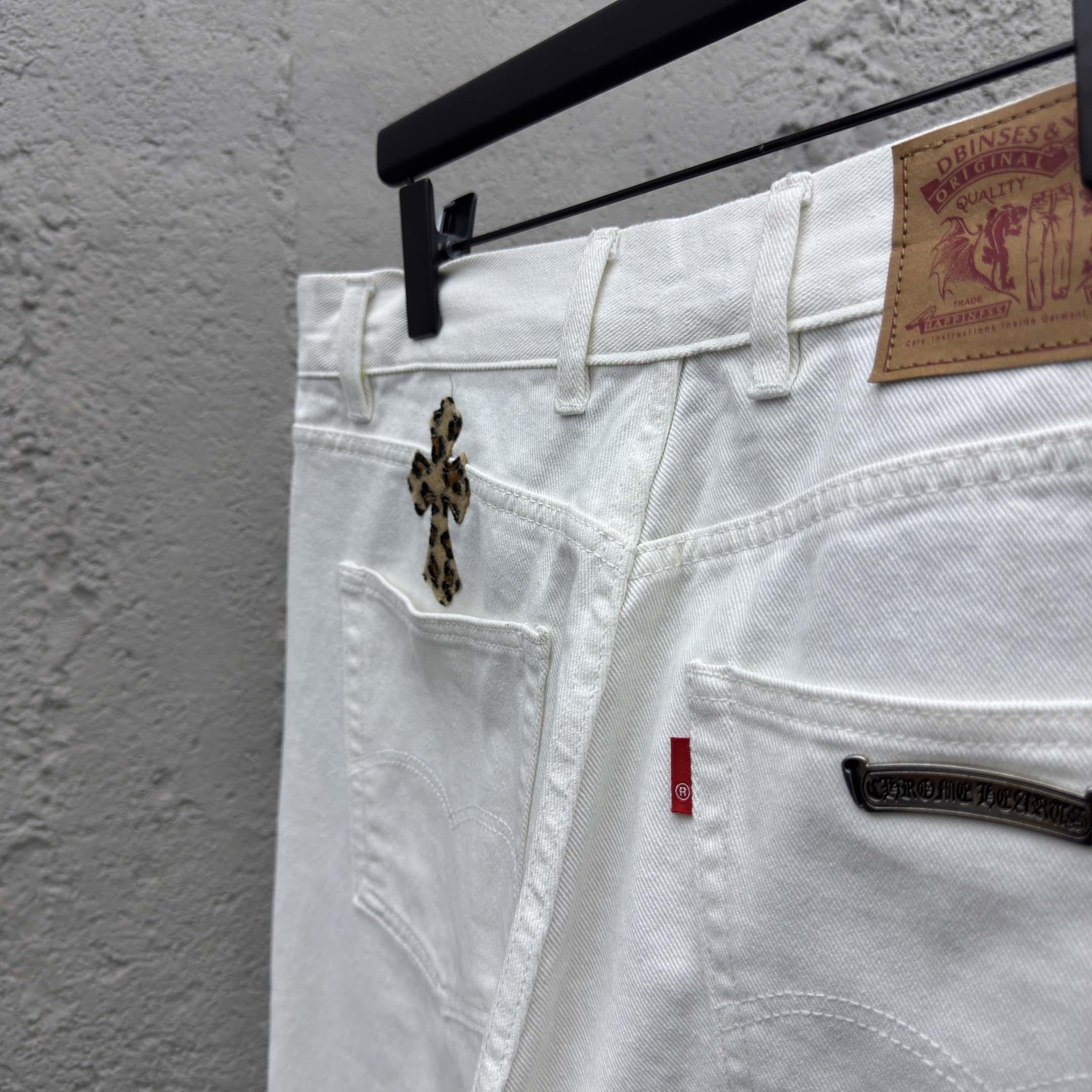 Chrome Hearts Leo Cross Jeans - DesignerGu