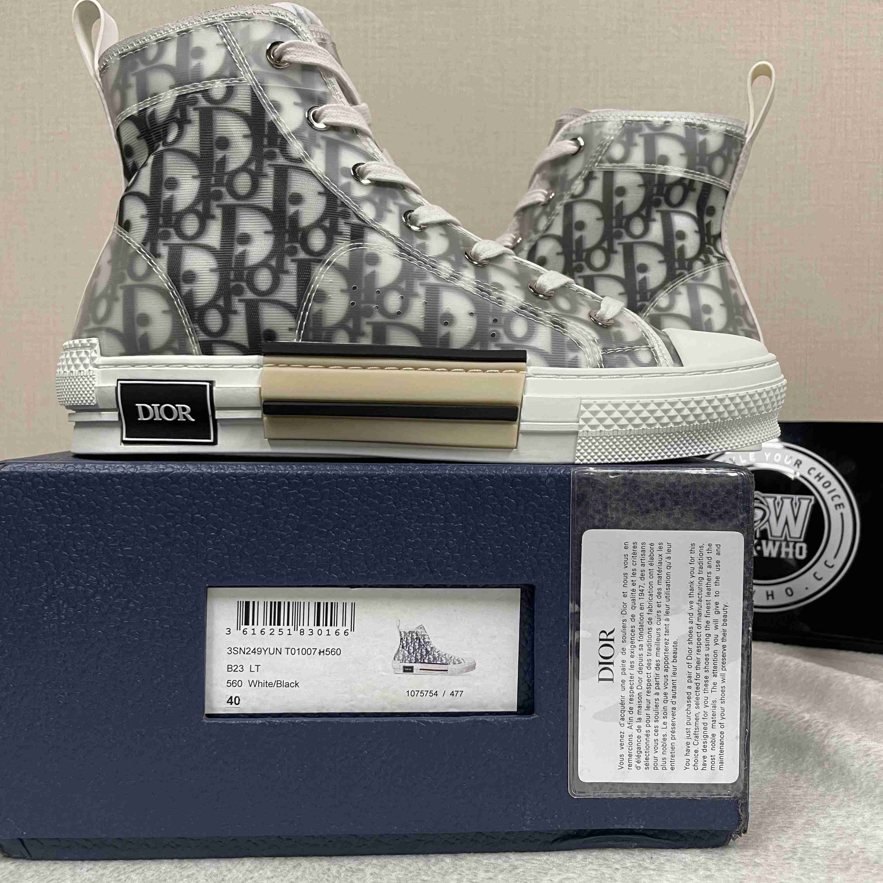 Dior B23 High 'Dior Oblique' - DesignerGu