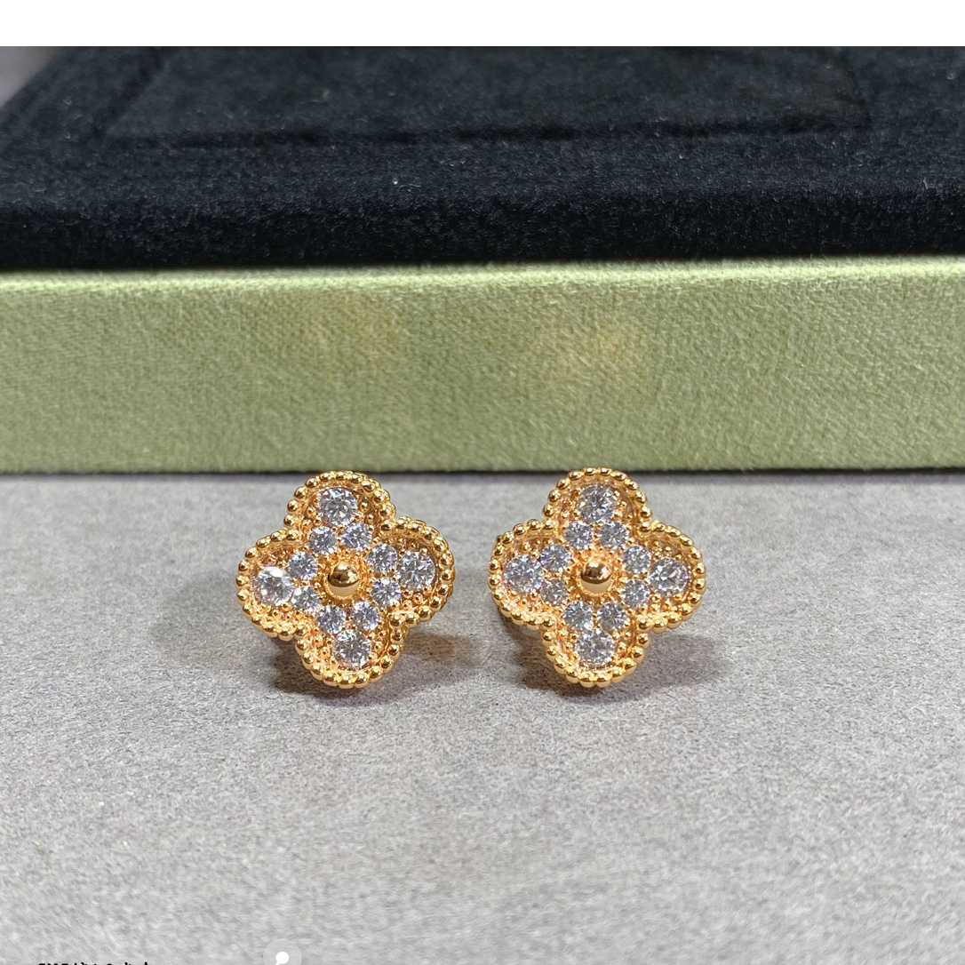 Van Cleef & Arpels Vintage Alhambra Earrings sp162    (50% Off Sale) - DesignerGu