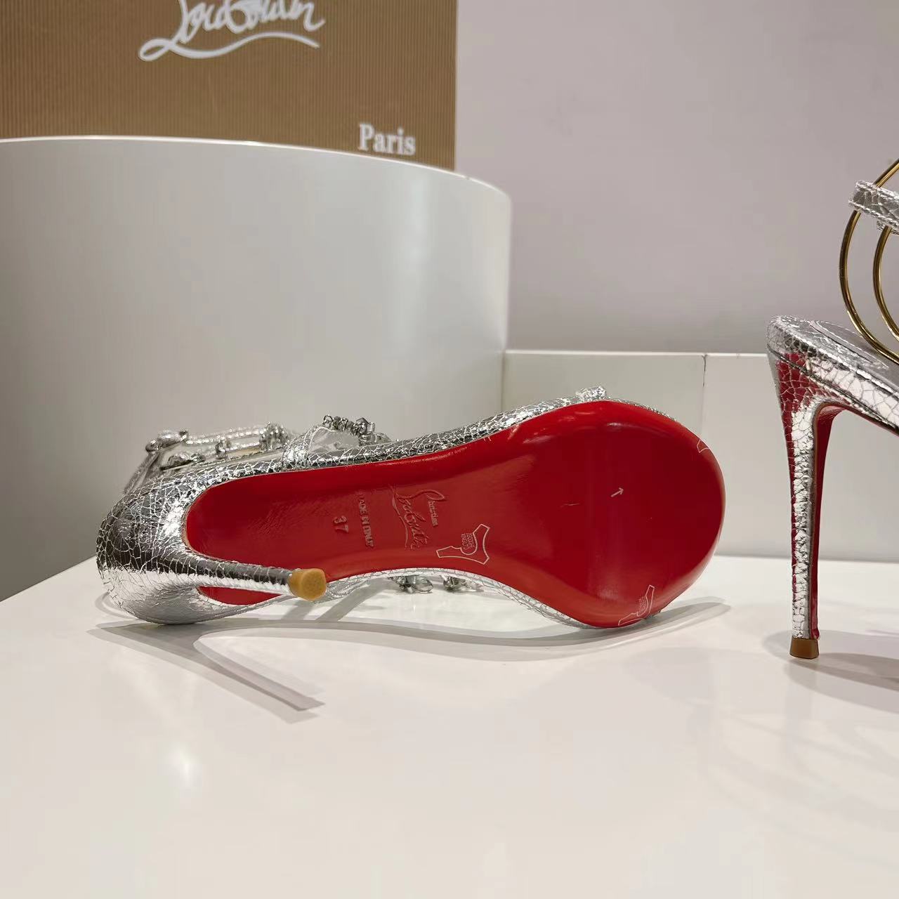 Christian Louboutin 110mm Bombina Pampila sandals - 