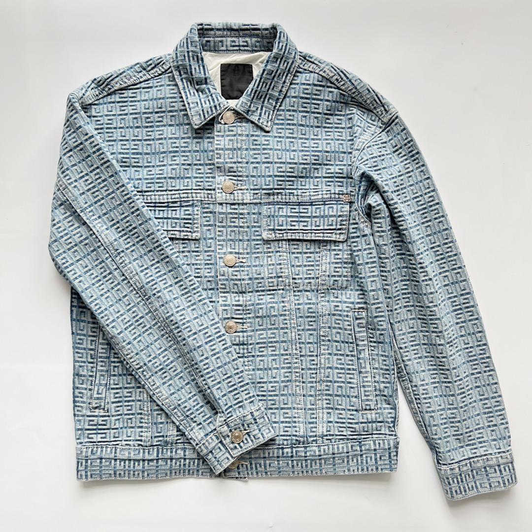 Givenchy Jacket In 4G Denim YF2012   (50% Off Sale) - DesignerGu