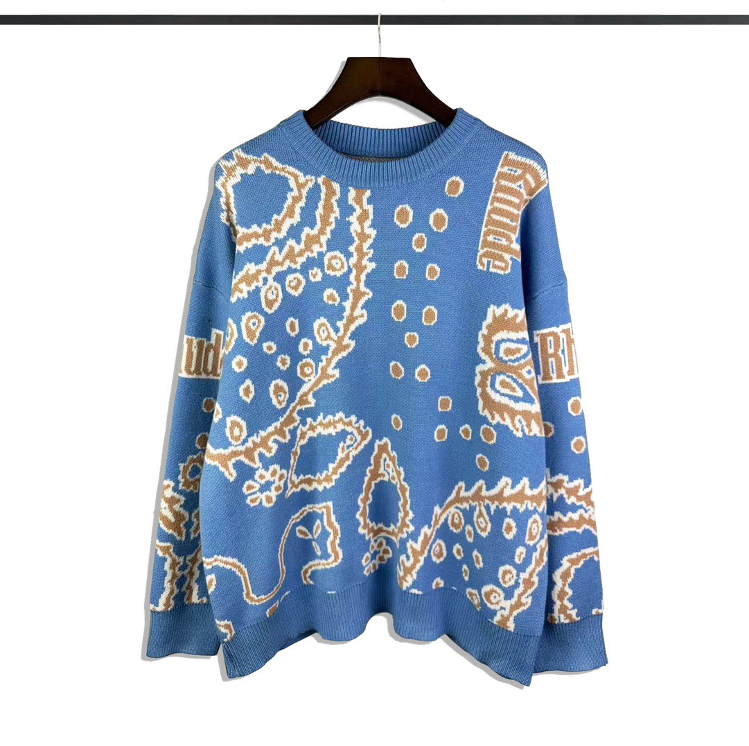 Rhude Bandana Knit Crewneck (50% Off Sale) - DesignerGu