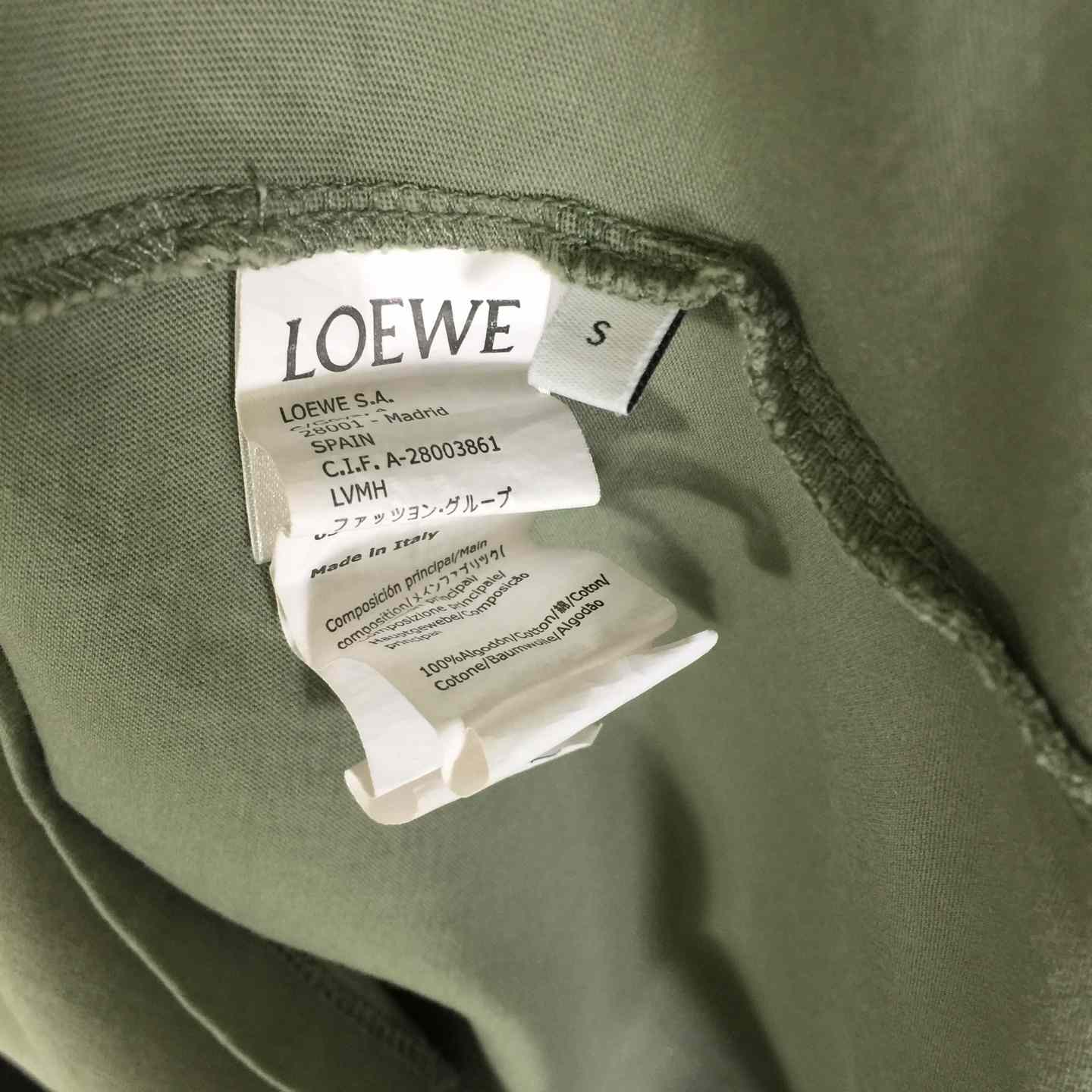 Loewe Relaxed fit T-shirt In Cotton - DesignerGu