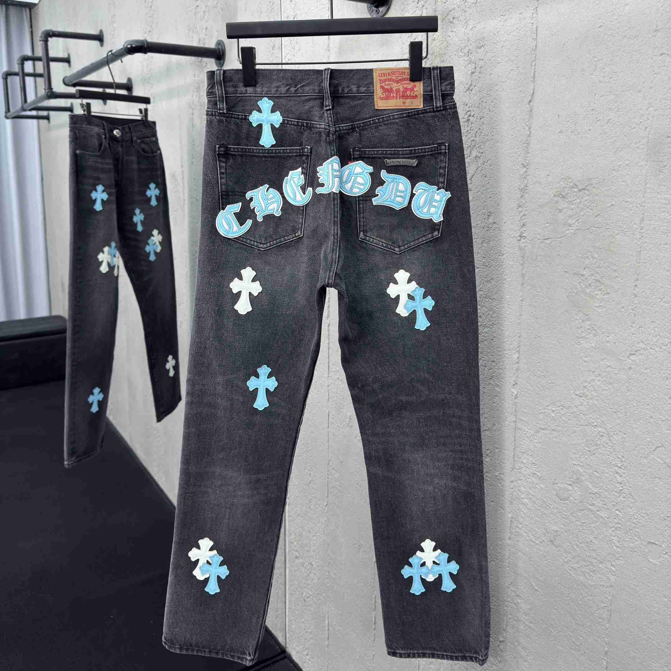 Chrome Hearts Jeans - DesignerGu